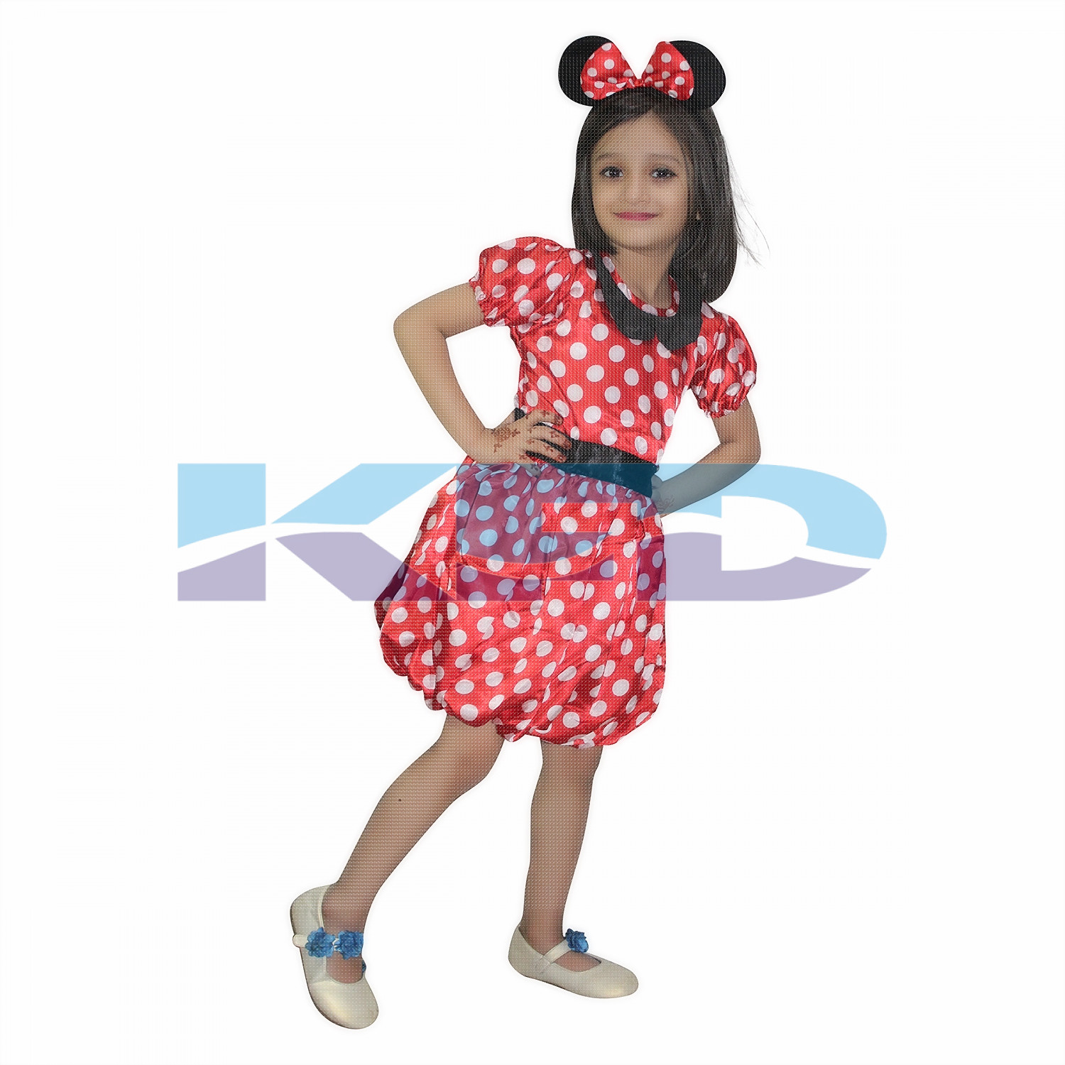 Minnie Mouse Fancy dress for kids,Diseny Cartoon Costume for Annual  function/Theme Party/Stage Shows/Competition/Birthday Party Dress