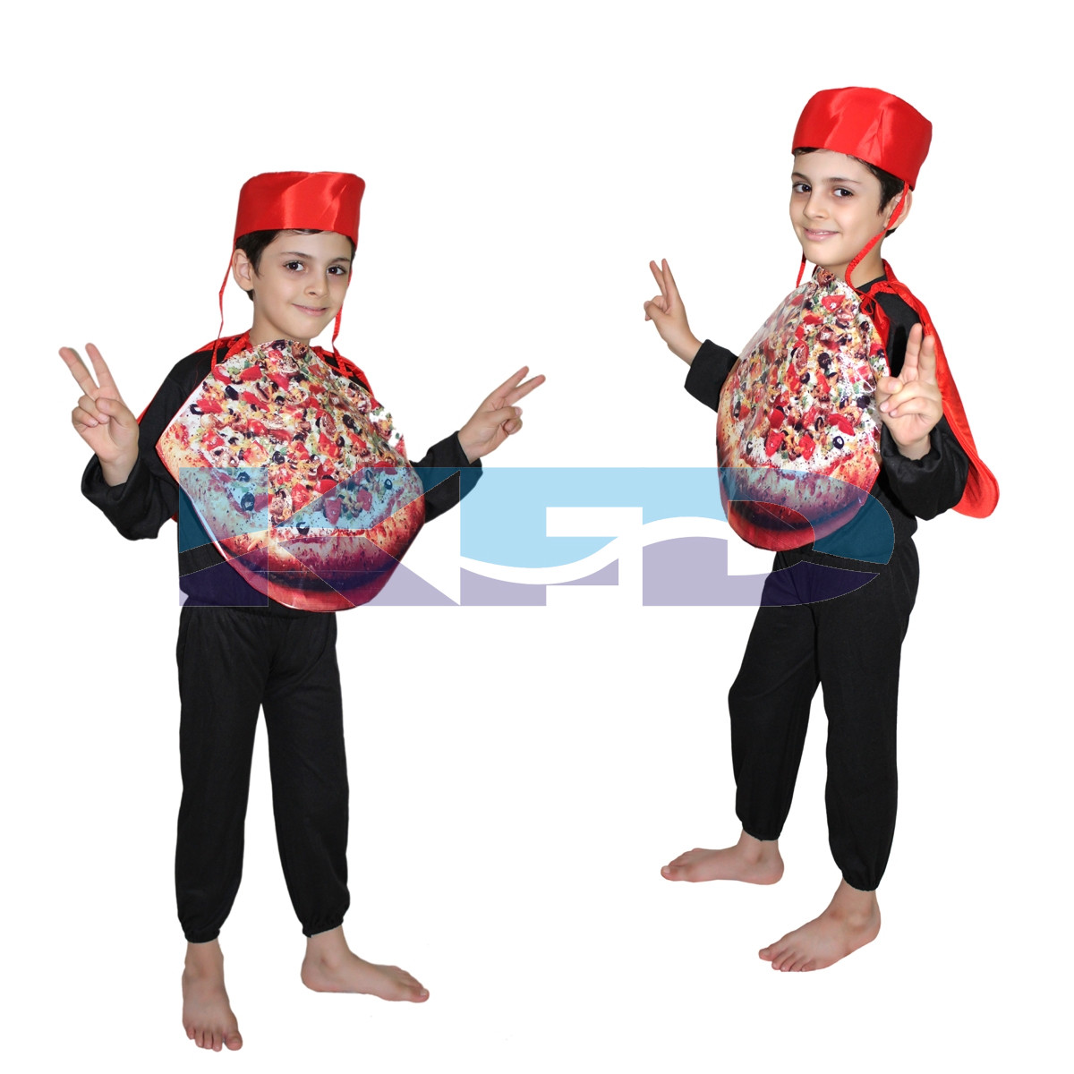 Pizza fancy dress for kids,Object Costume for School Annual function/Theme Party/Competition/Stage Shows Dress