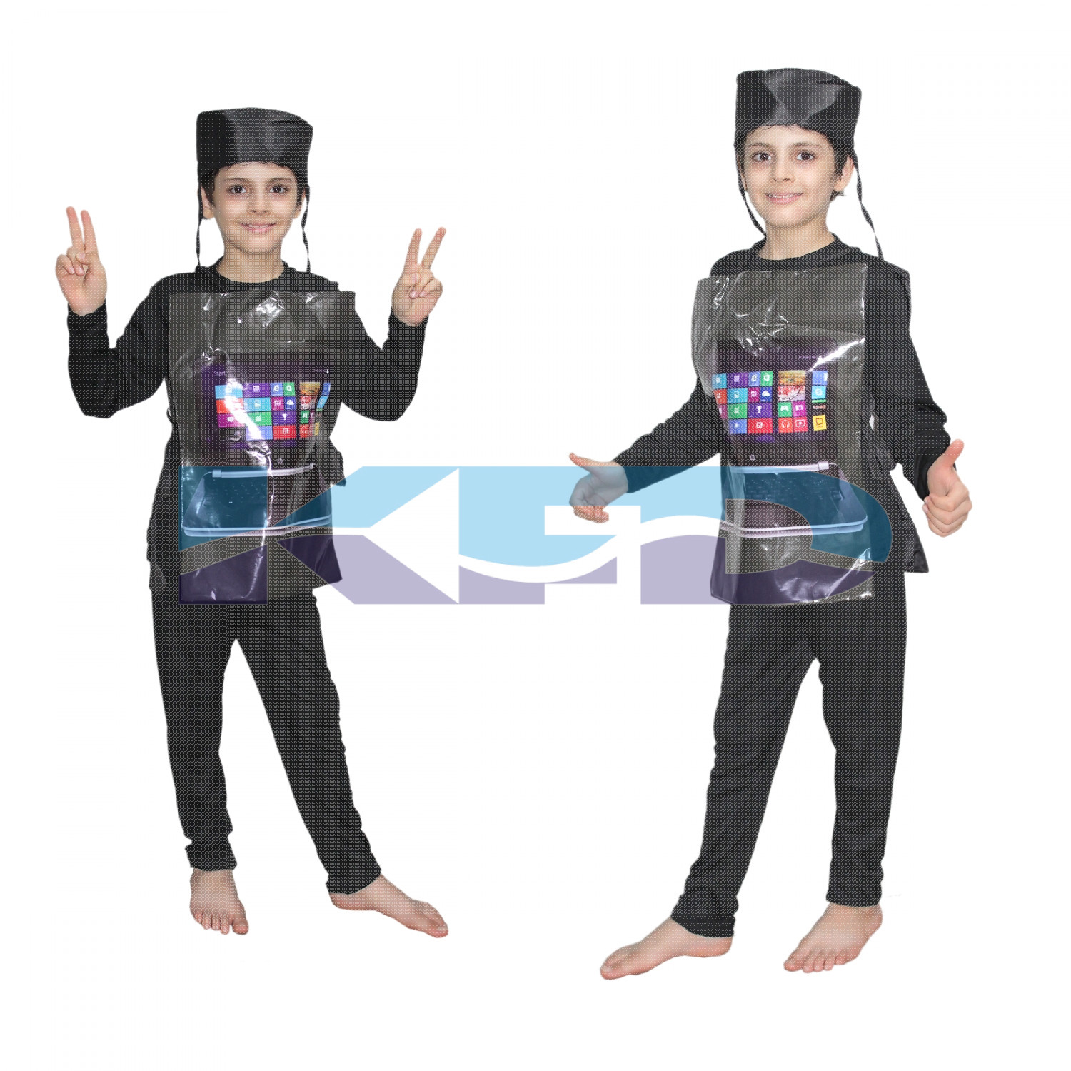 Laptop fancy dress for kids,Object Costume for School Annual function/Theme Party/Competition/Stage Shows Dress