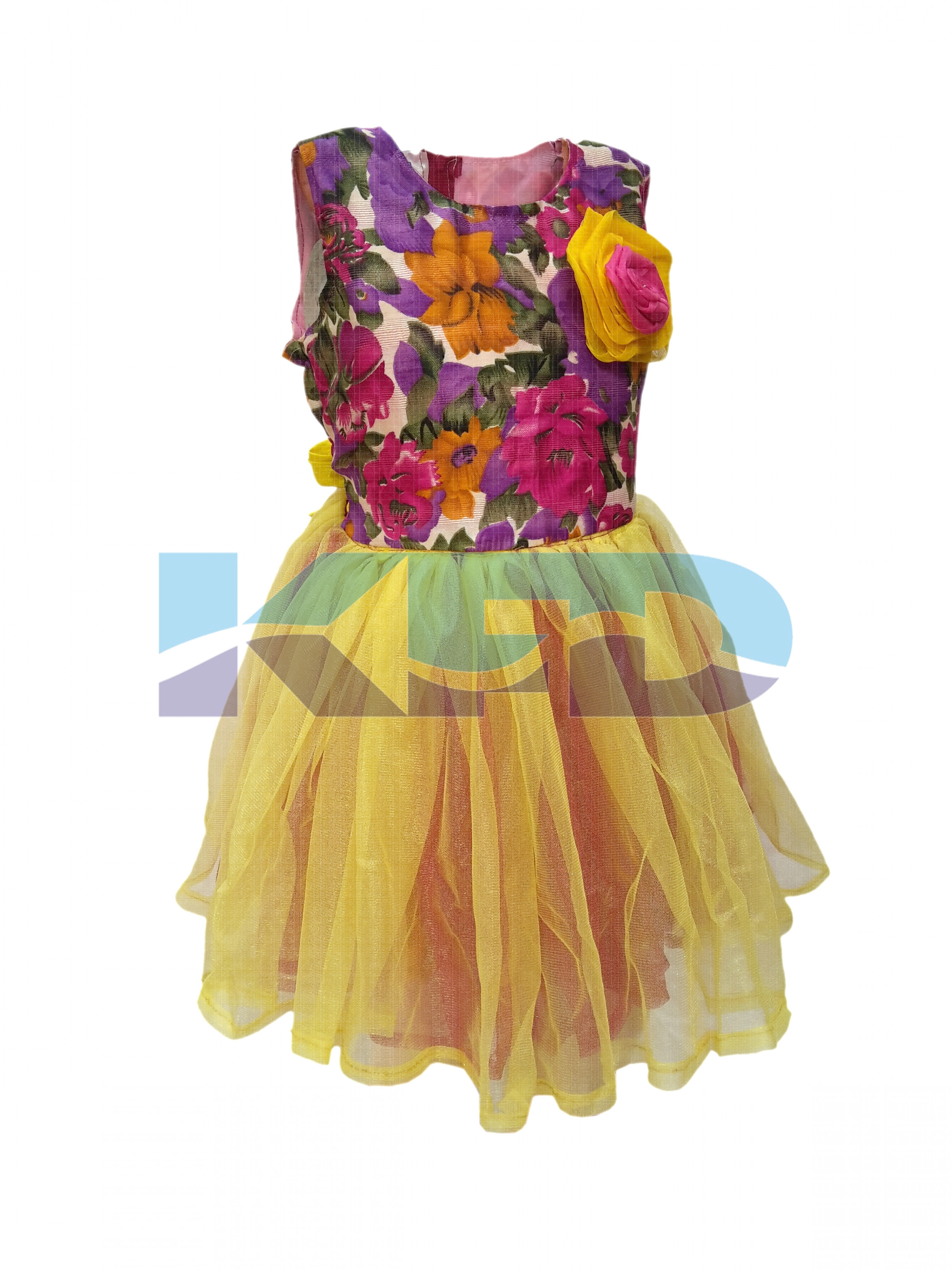 Flower Frock fancy dress for kids,Western Costume for School Annual function/Theme Party/Competition/Stage Shows/Birthday Party Dress
