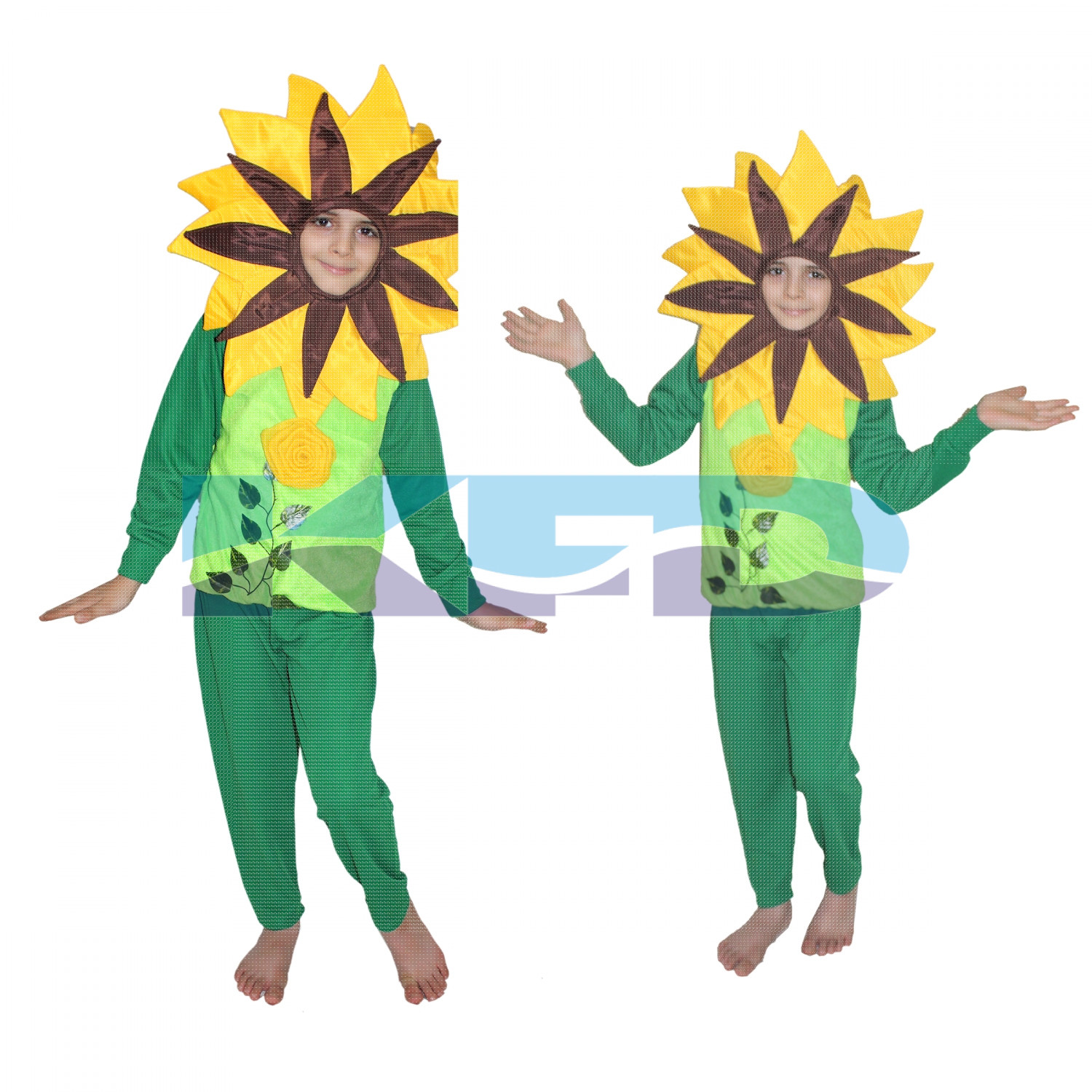 Yellow Flower Costume,Rose Costume,Nature Costume For School Annual function/Theme Party/Competition/Stage Shows/Birthday Party Dress