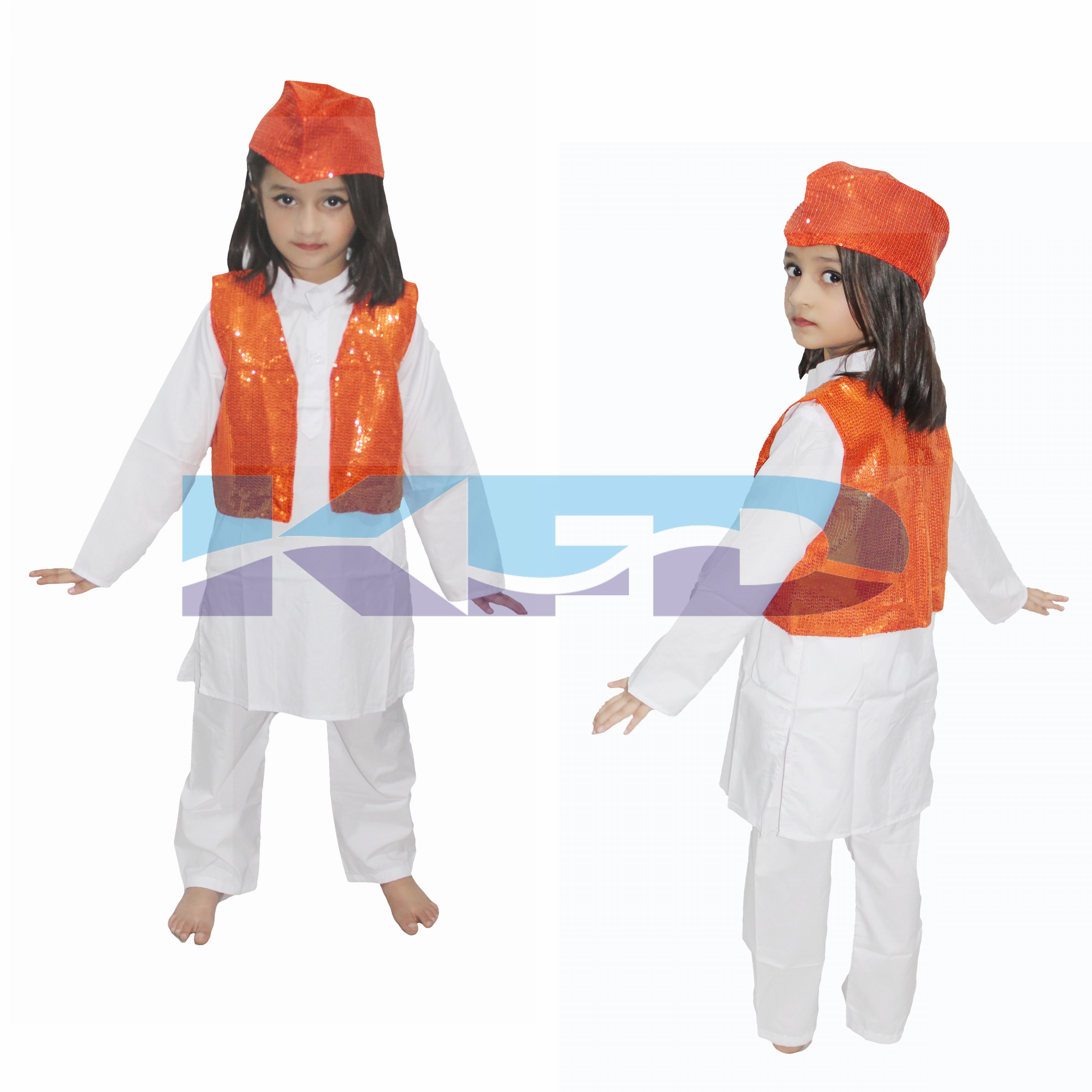 Qawwali Jacket Orange