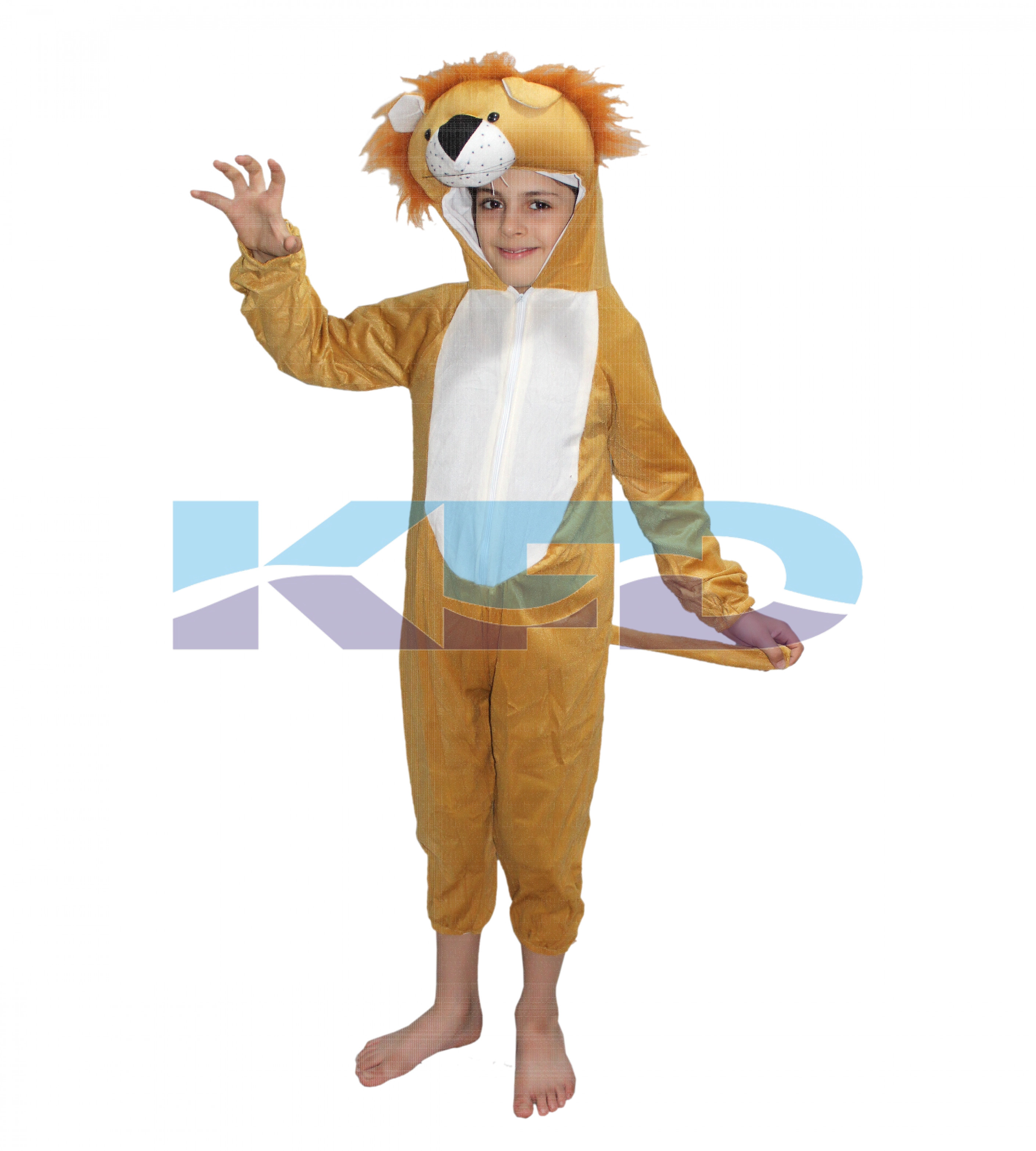 Lion fancy dress for kids,Wild Animal Costume for Annual function/Theme  Party/Competition/Stage Shows/Birthday Party Dress