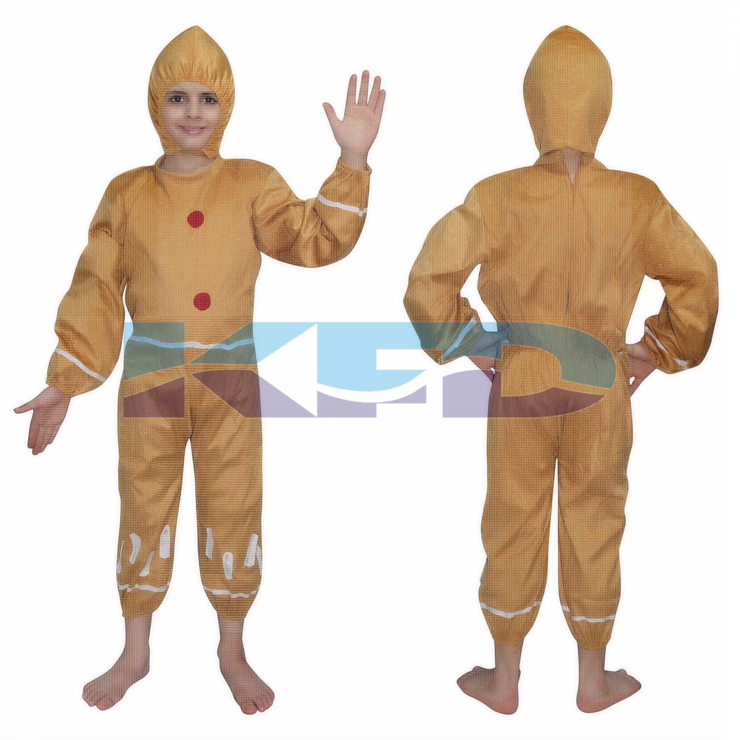 Ginger Bread fancy dress for kids,Fairy Teles,Story book costume for Annual function/Theme Party/competition/Stage Shows/Birthday Party Dress
