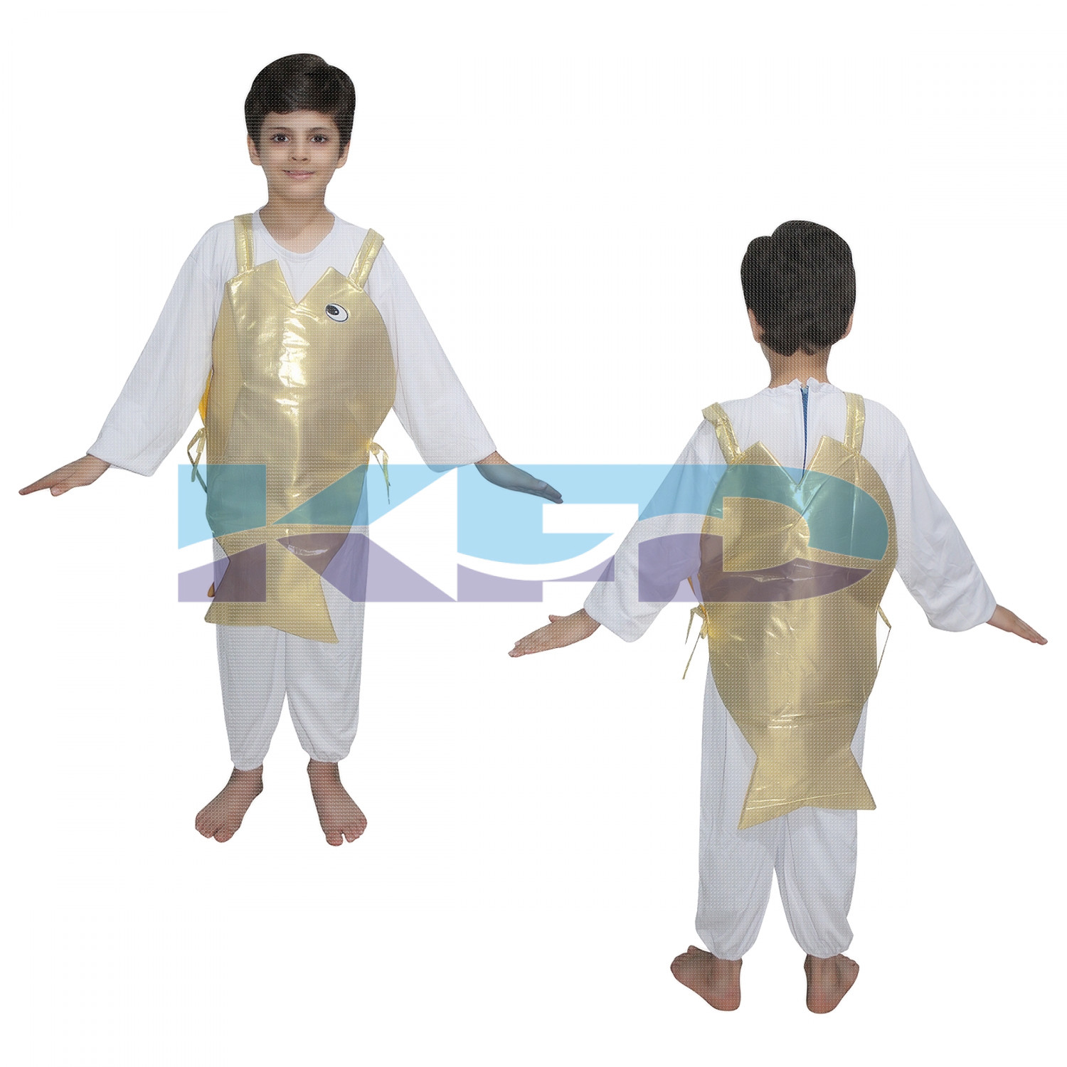 Golden Fish fancy dress for kids,Insect Costume for School Annual function/Theme Party/Competition/Stage Shows Dress