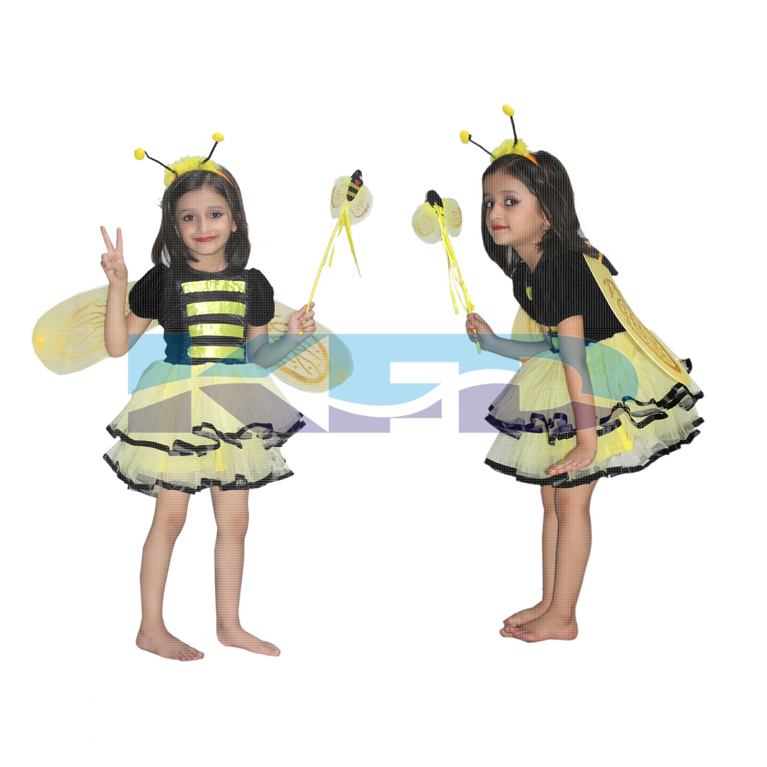 Bumbel Bee Girl fancy dress for kids,Insect Costume for Annual function/Theme Party/Competition/Stage Shows Dress