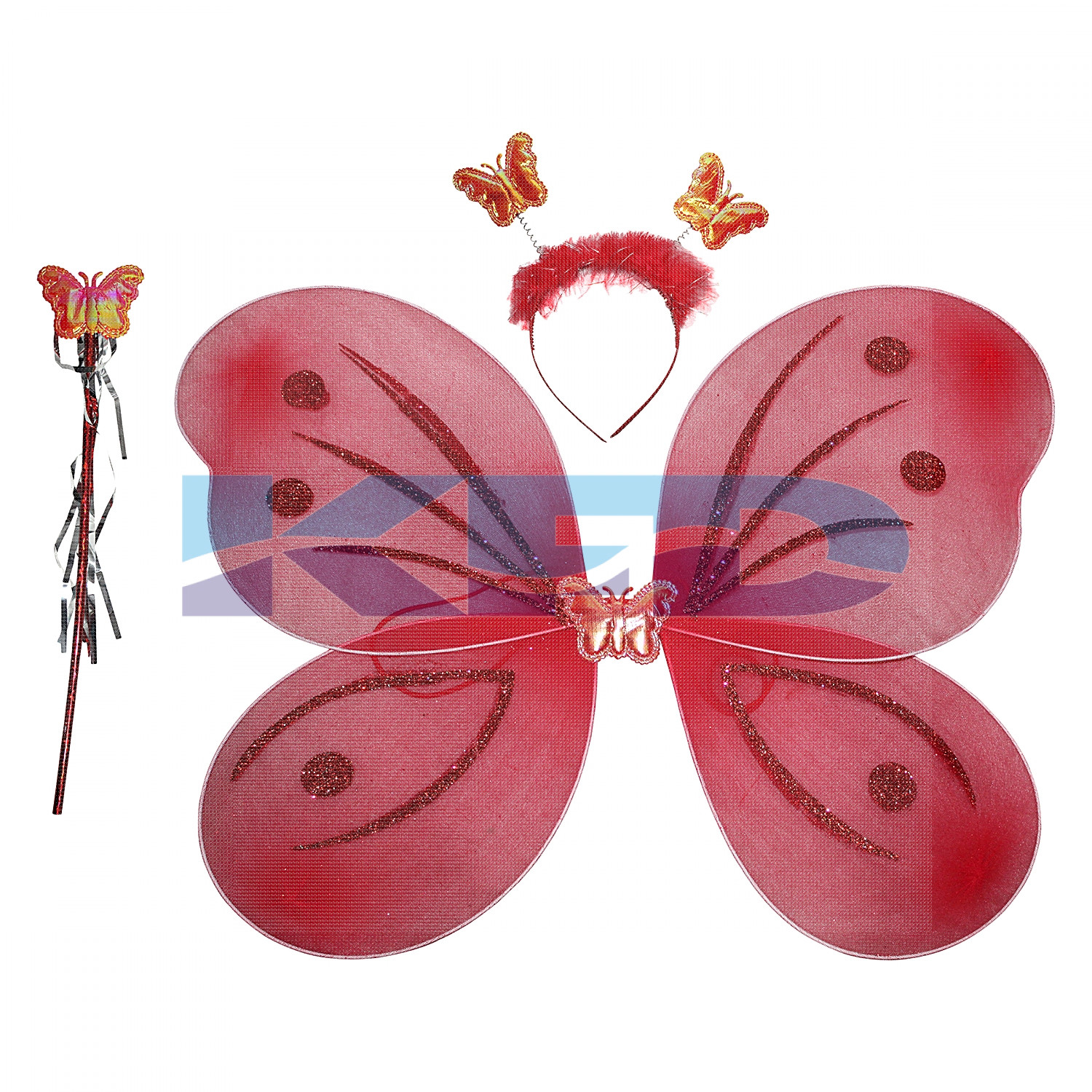Butterfly wings in Red color accessories for Kids,Boys and Girls