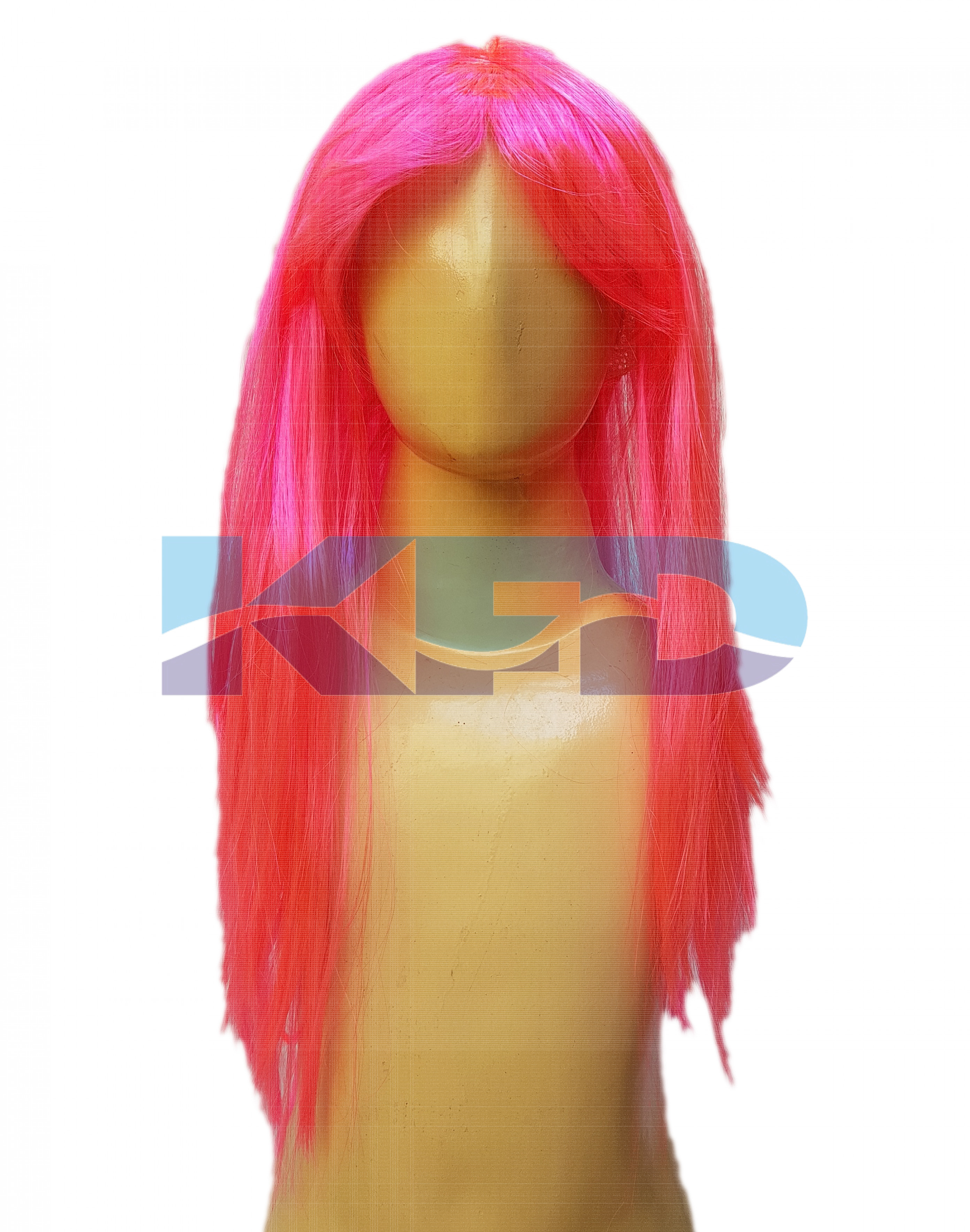 Ladies Hair Wig Pink color 