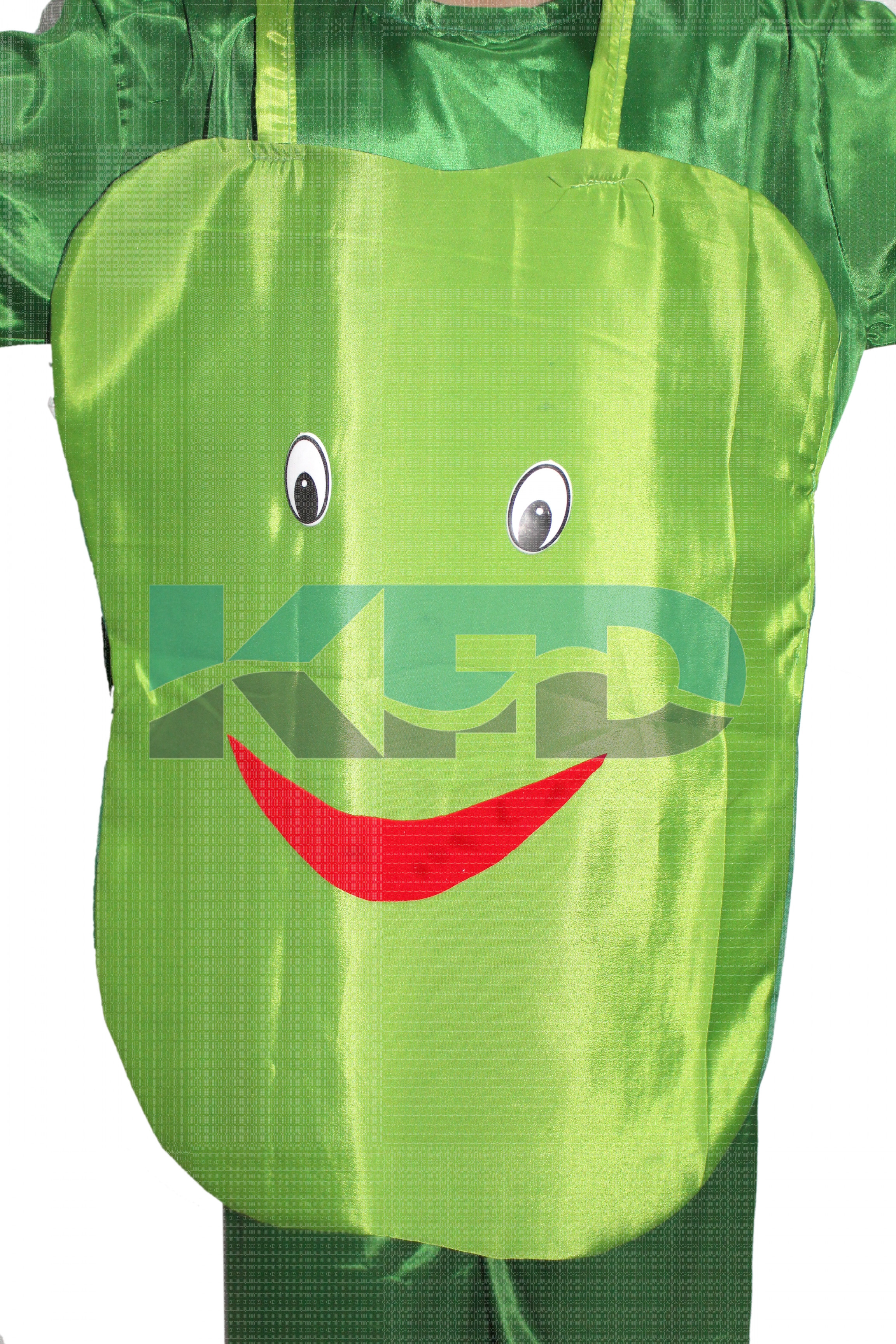  Capsicum Vegetables Costume only cutout with Cap for Annual function/Theme Party/Competition/Stage Shows/Birthday Party Dress