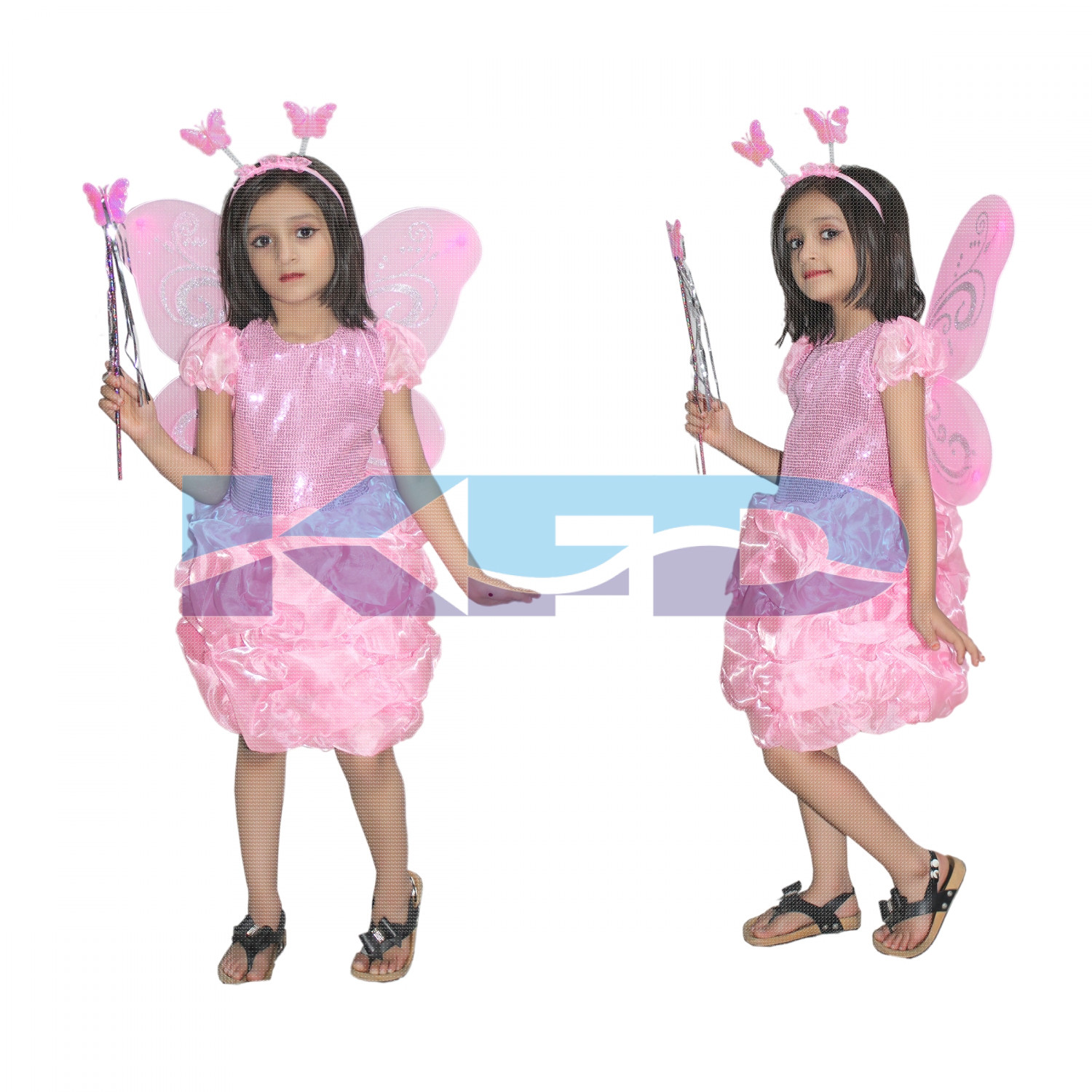 Pink Butterfly Insect Costume For Kids School Annual function/Theme Party/Competition/Stage Shows Dress