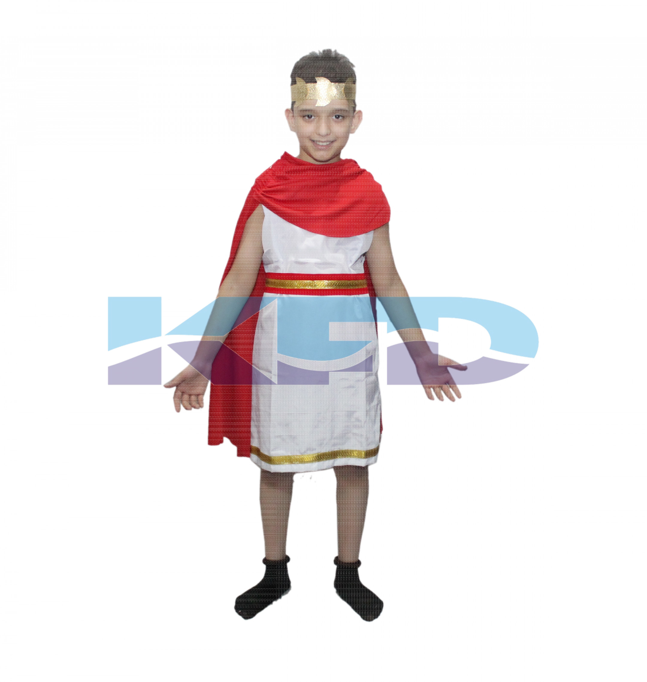 Roman Greek boy Costume Of International Traditional Wear For School Annual function/Egyptian dress/Theme Party/Competition/Stage Shows/Birthday Party Dress