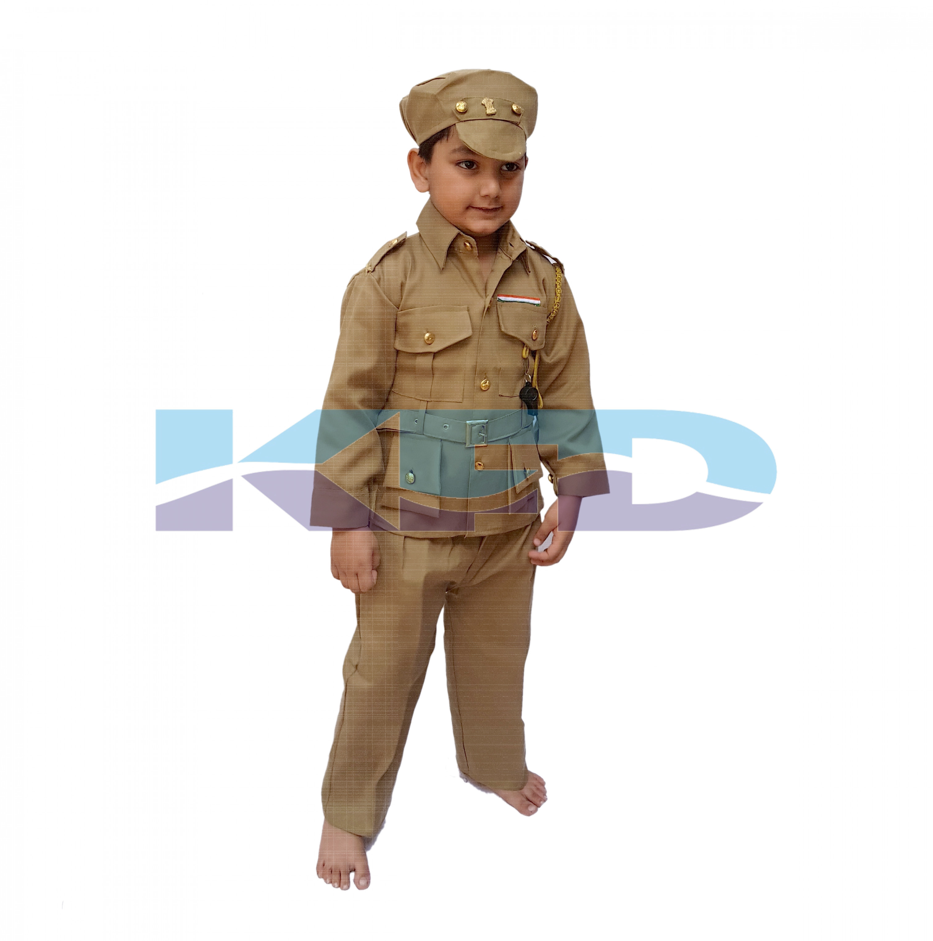 Police Man Fancy Dress For Kids,Our Helper Costume For Annual Function/Theme Party/Competition/Stage Shows Dress