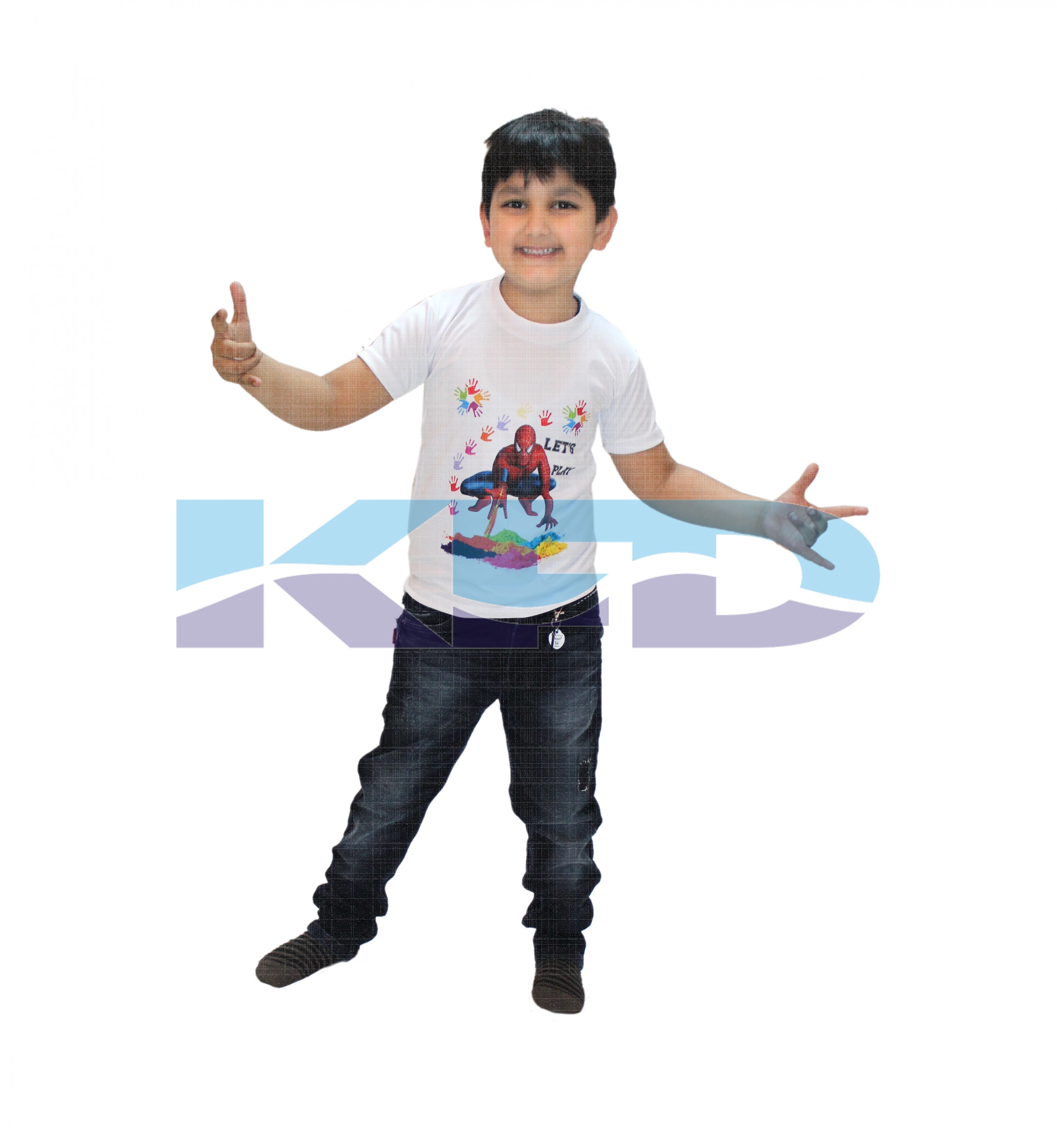 Spider T-shirt Costume For Kids/Holi day/School Annual function/Theme Party/Competition/Stage Shows/Birthday Party Dress