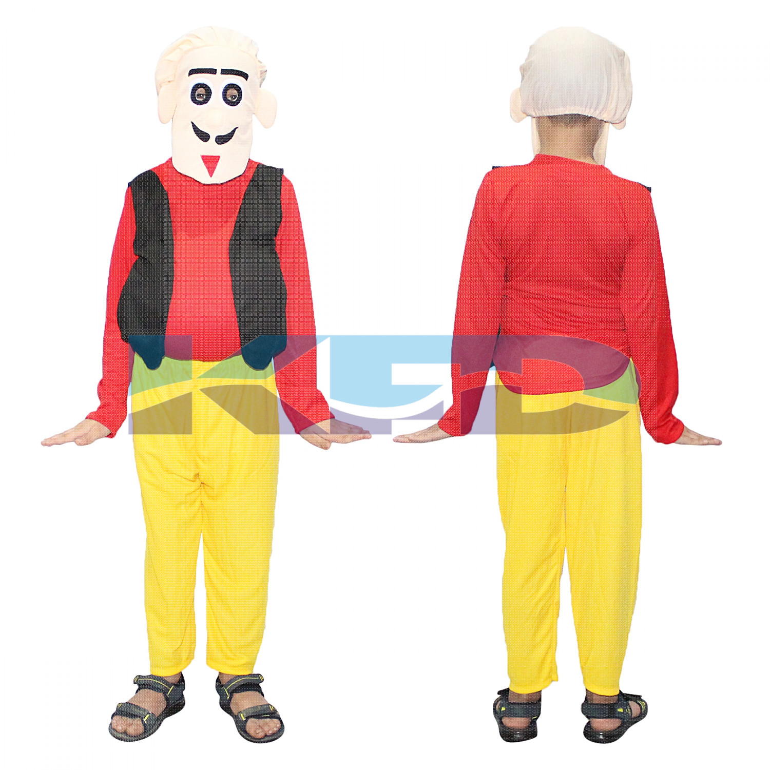 Motu Fancy dress for kids,Cartoon Costume For Annual function/Theme Party/Stage Shows/Competition/Birthday Party Dress