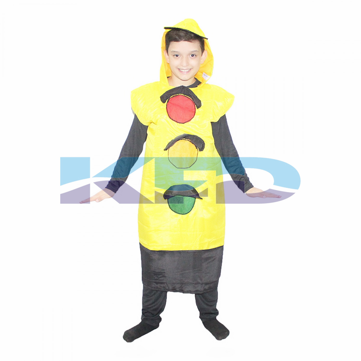 Traffic Lights Costume for Cosplay/Traffic Signal Costume/For Kids Annual function/Theme Party/Competition/Stage Shows/Birthday Party Dress