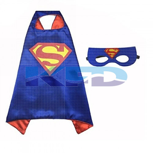 Superman Robe For Kids/California Costume For kids/Superhero Robe For kids/For Kids Annual function/Theme Party/Competition/Stage Shows/Birthday Party Dress