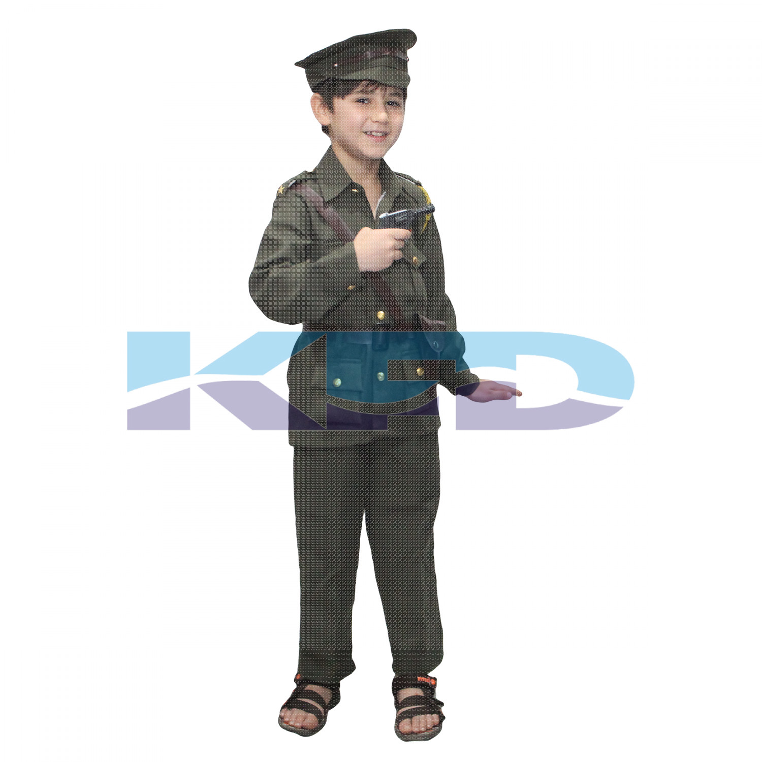 Indian Army Our Helper/National Hero Costume For Kids School Annual Function/Theme Party/Competition/Stage Shows Dress