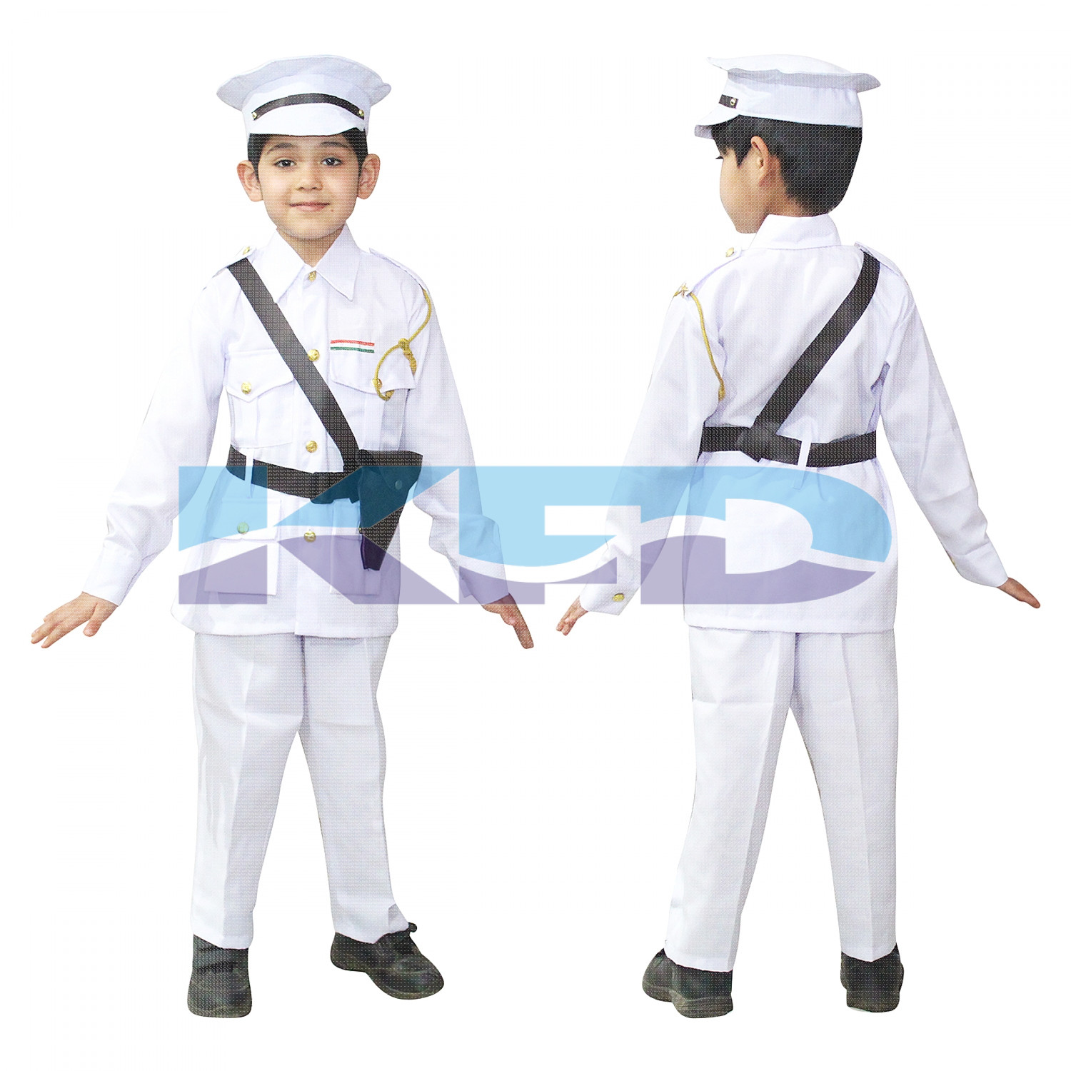 Indian Navy Our Helper/National Hero Costume For Kids School Annual Function/Theme Party/Competition/Stage Shows Dress