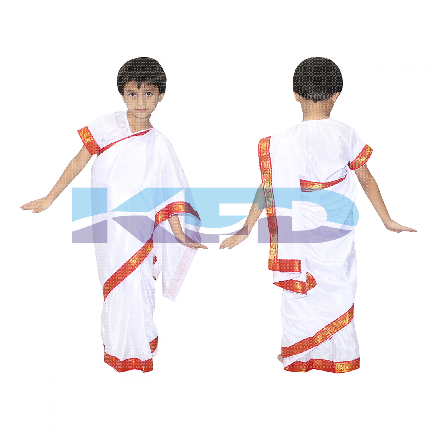 Indra Gandhi fancy dress for kids,National Hero/freedom figter Costume for Independence Day/Republic Day/Annual function/Theme Party/Competition/Stage Shows Dress