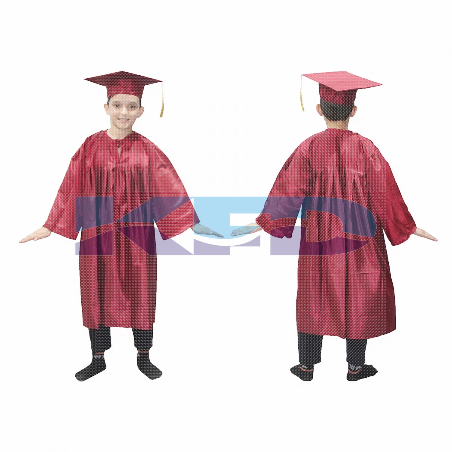 Graduation Gown Meherun/Degree Gown Fancy Dress For Kids,Costume For Convocation/Annual Function/Theme Party/Competition/Stage Shows Dress
