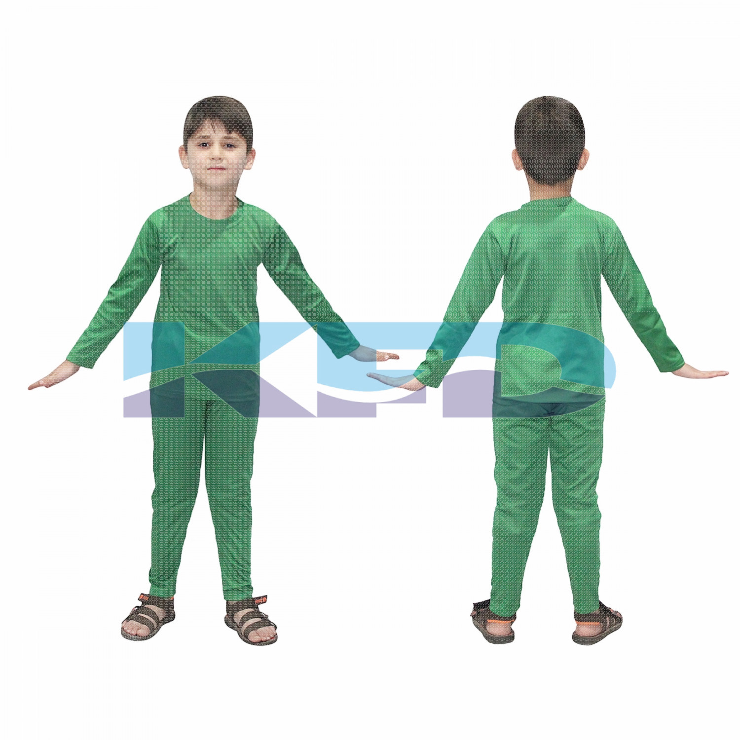 Track Suite Green Color fancy dress for kids,Costume for School Annual function/Theme Party/Competition/Stage Shows/Birthday Party Dress