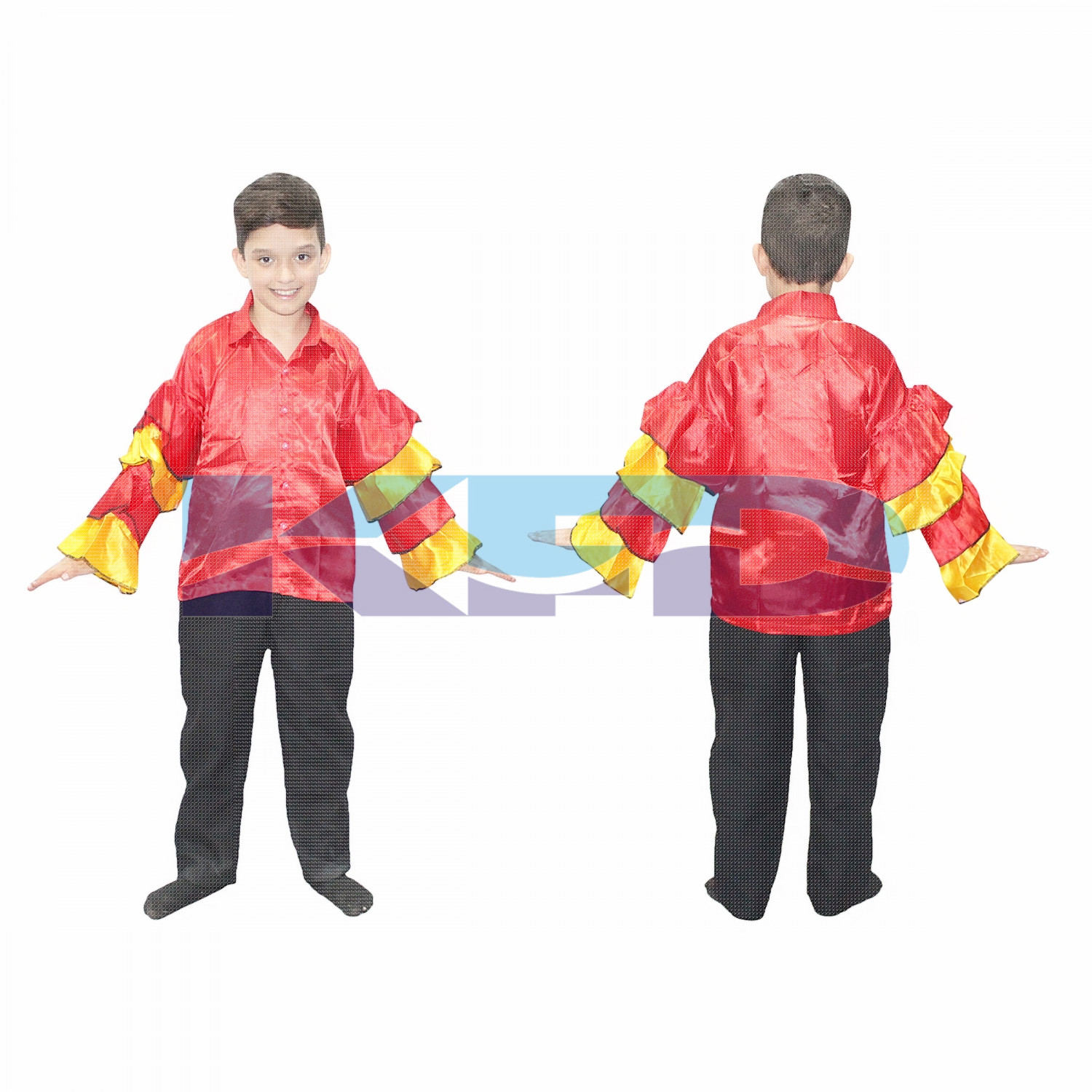 Flamingo Boy fancy dress for kids,Western Costume for Annual function/Theme Party/Competition/Stage Shows/Birthday Party Dress/flamingo dance/laten dance