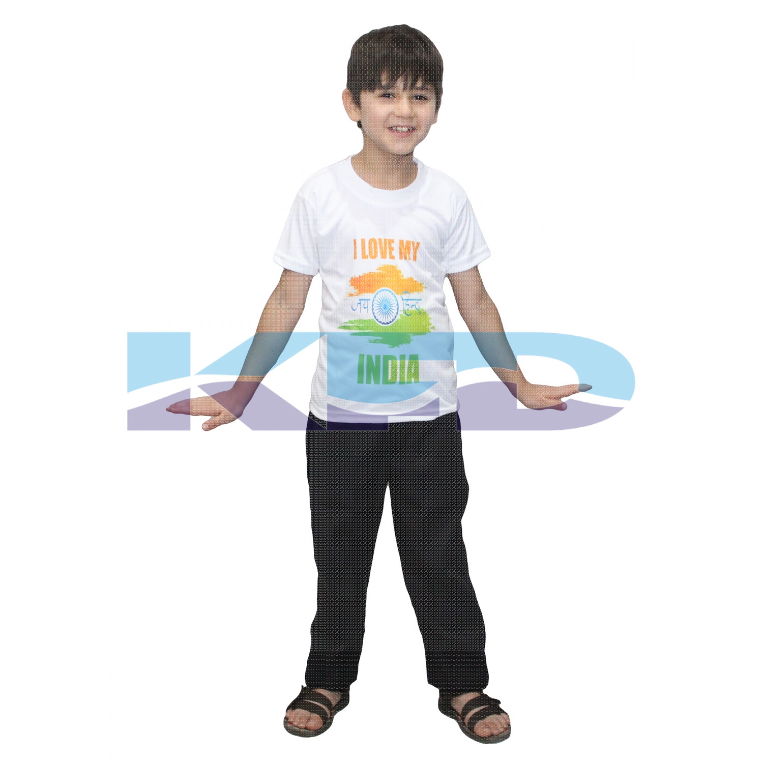 India T Shirt Costume For Kids/I love my india t-shirt/School Annual function/Theme Party/Competition/Stage Shows/Birthday Party Dress