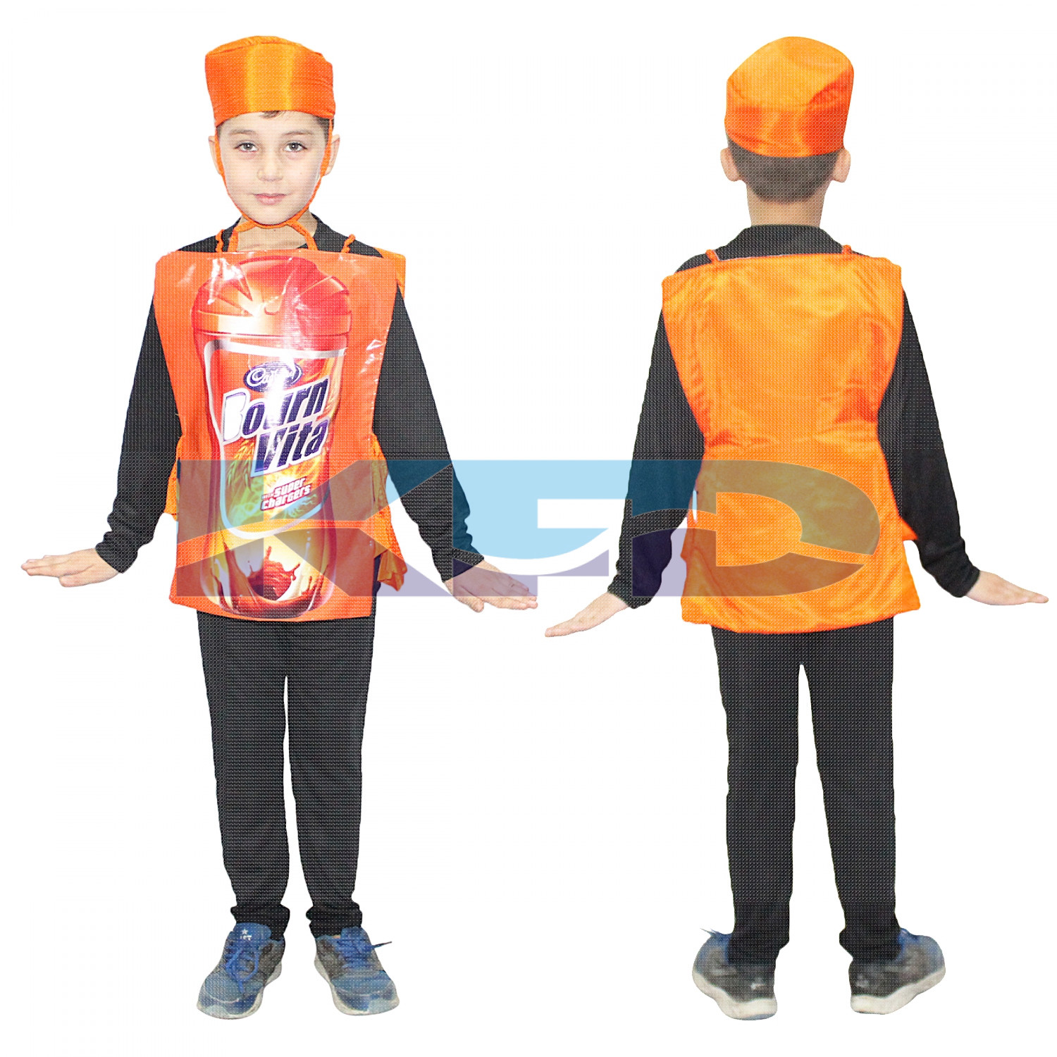 Bournvita fancy dress for kids,Object Costume for School Annual function/Theme Party/Competition/Stage Shows Dress