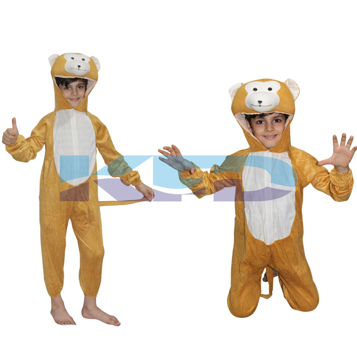 Monkey fancy dress for kids,Wild Animal Costume for Annual function/Theme Party/Competition/Stage Shows/Birthday Party Dress