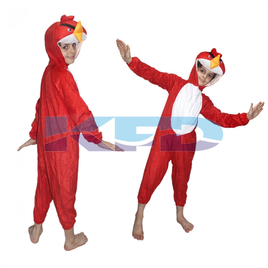Angry bird Fancy dress for kids,Diseny Cartoon Costume for Annual function/Theme Party/Stage Shows/Competition/Birthday Party Dress