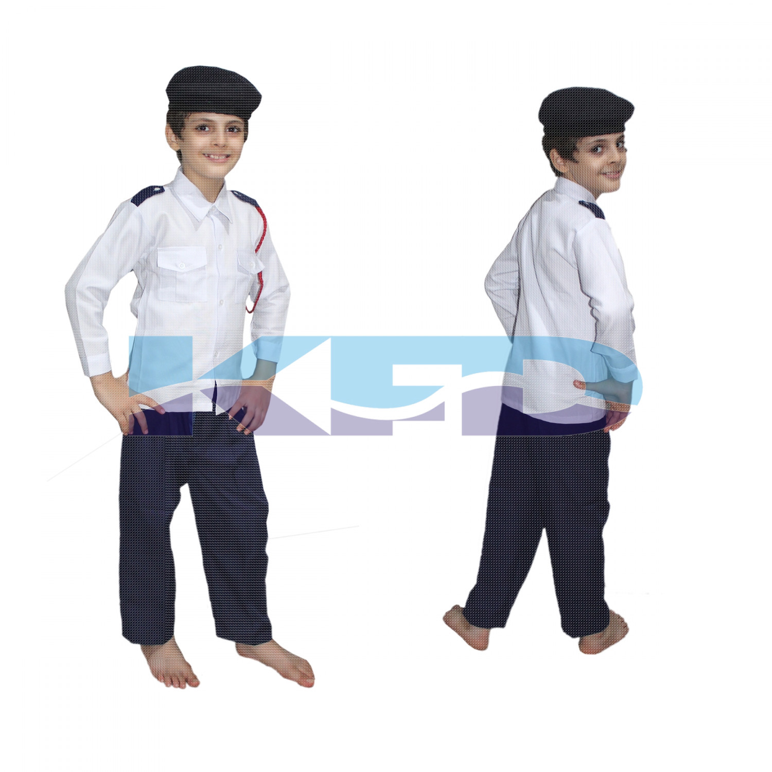 Trafic Police Fancy Dress For Kids,Our Helper Costume For Annual Function/Theme Party/Competition/Stage Shows Dress