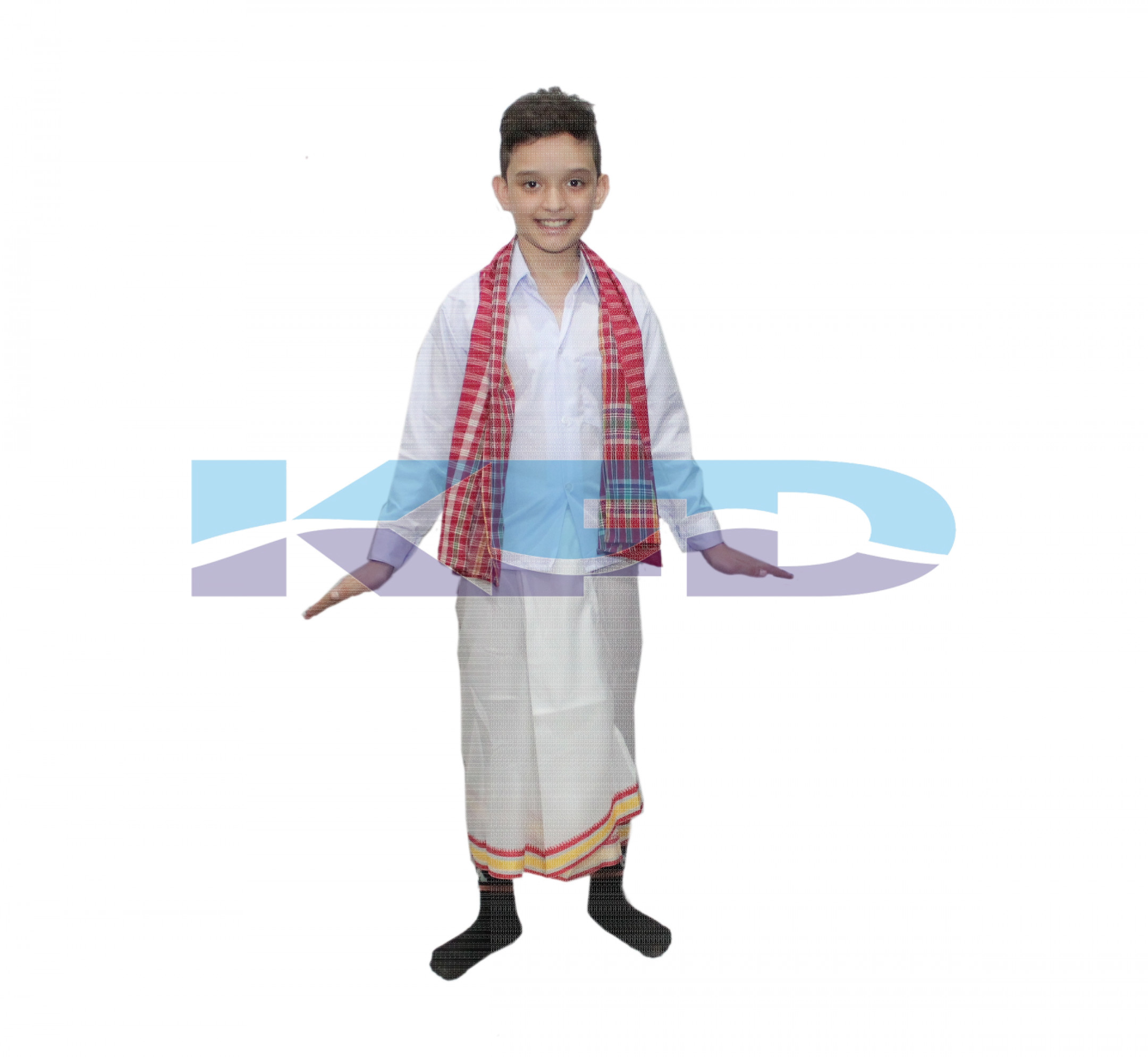 Tripura Boy  Fancy dresses Indian State Traditional Wear for Annual function/Theme Party/Competition/Stage Shows/Birthday Party Dress