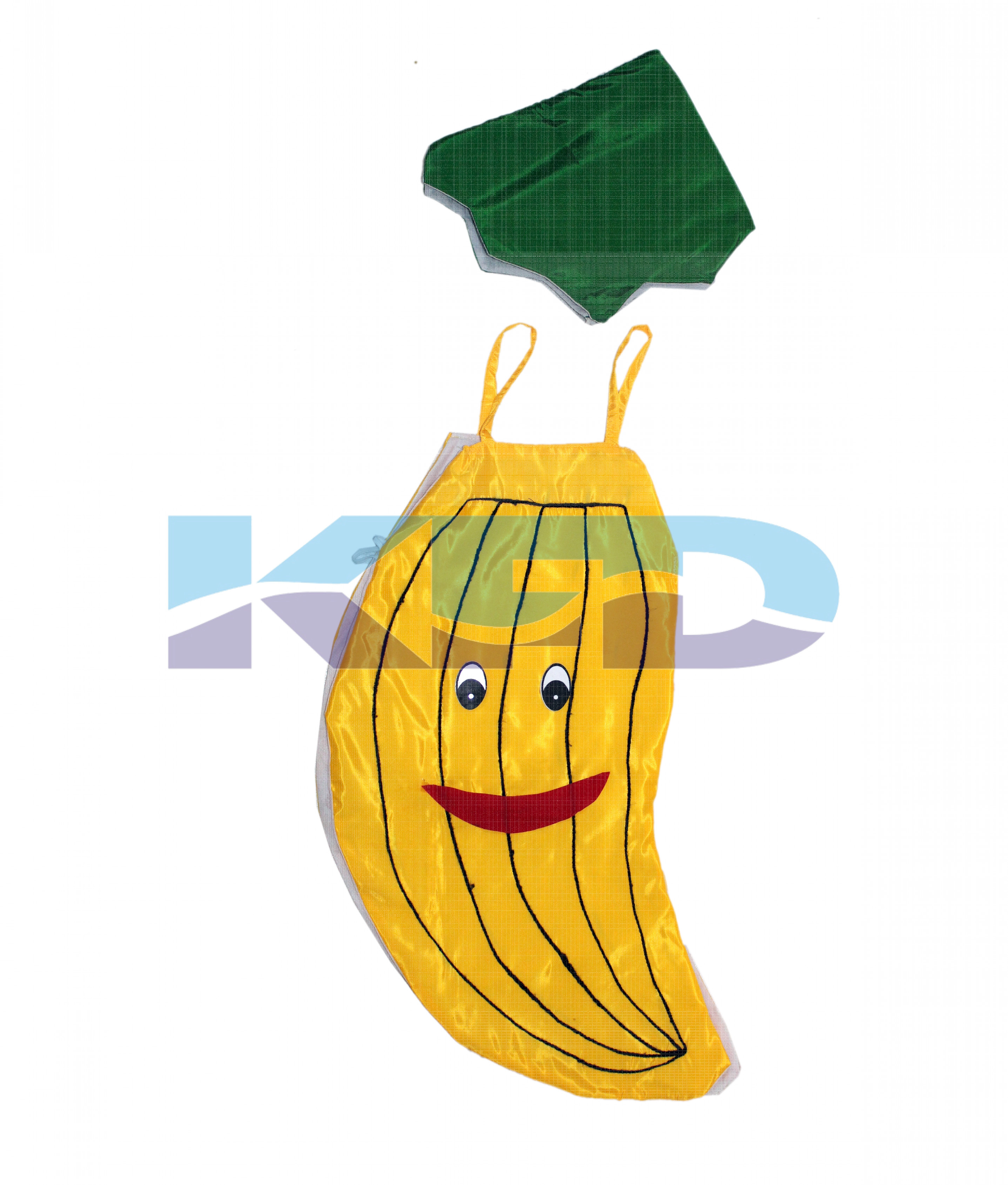  Banana Fruits Costume only cutout with Cap for Annual function/Theme Party/Competition/Stage Shows/Birthday Party Dress