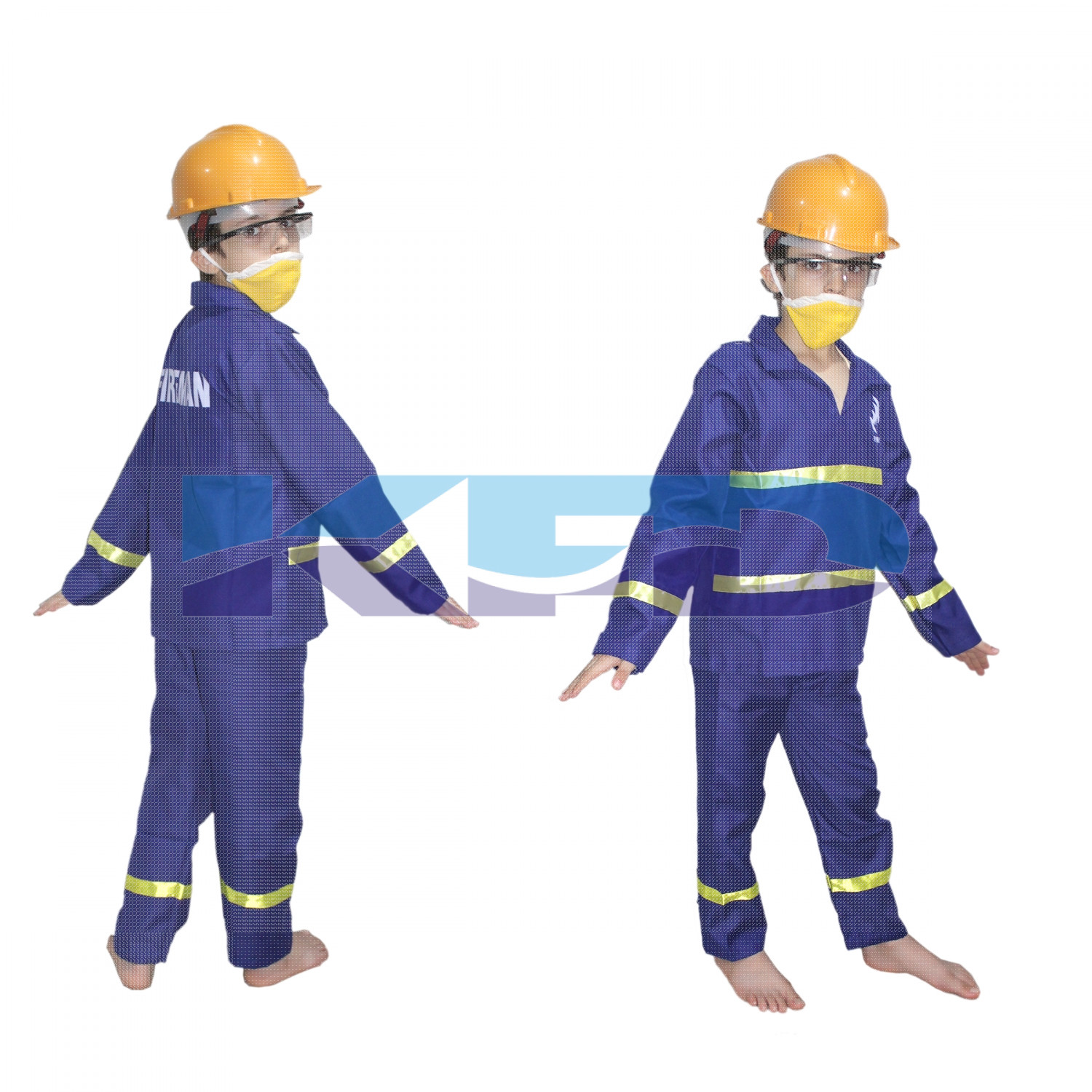 Fire Man Fancy Dress For Kids,Our Helper Costume for Annual Function/Theme Party/Competition/Stage Shows Dress