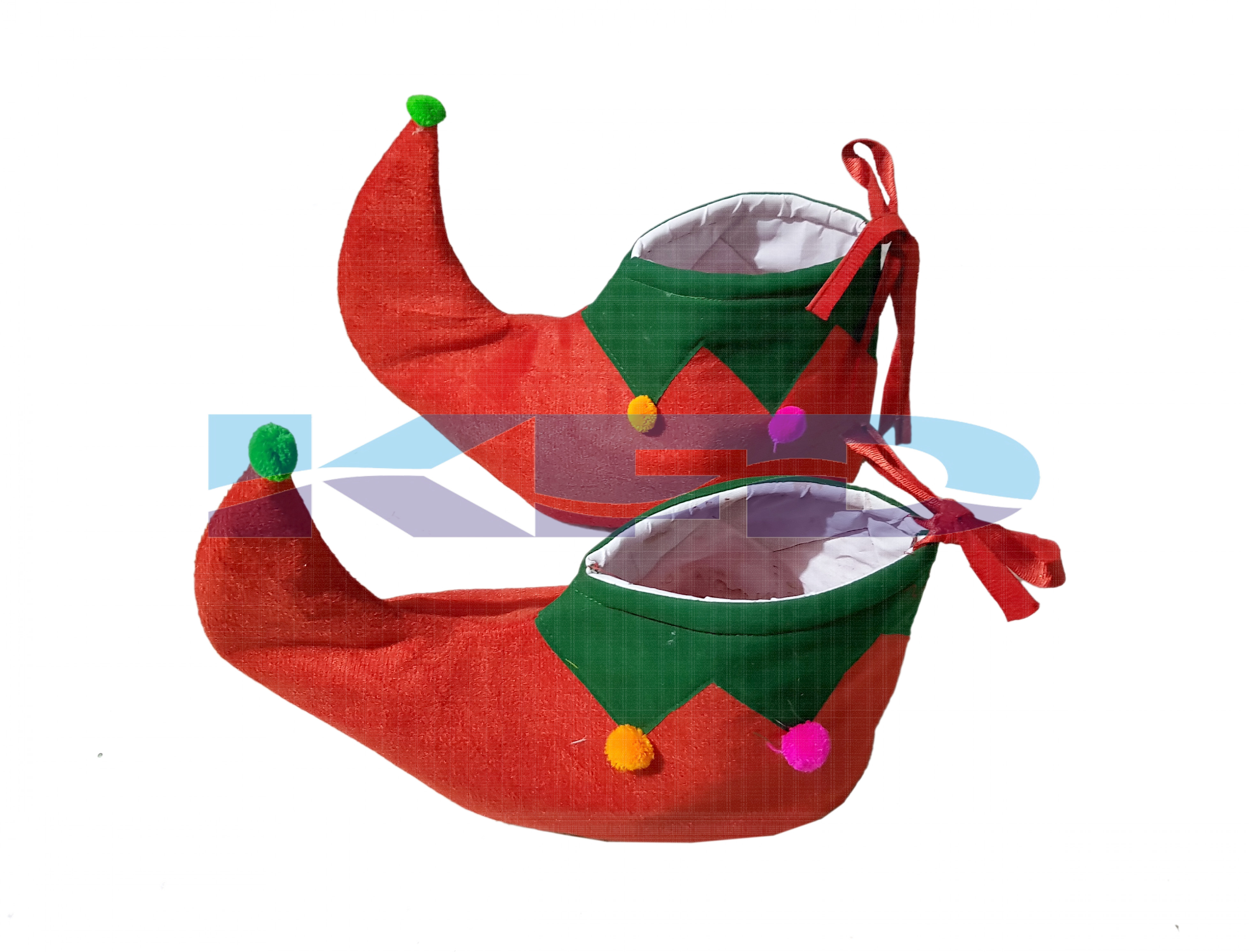  Elfs Shoes For Christmas Day Costume/School Annual function/Theme Party/Competition/Stage Shows/Birthday Party Dress