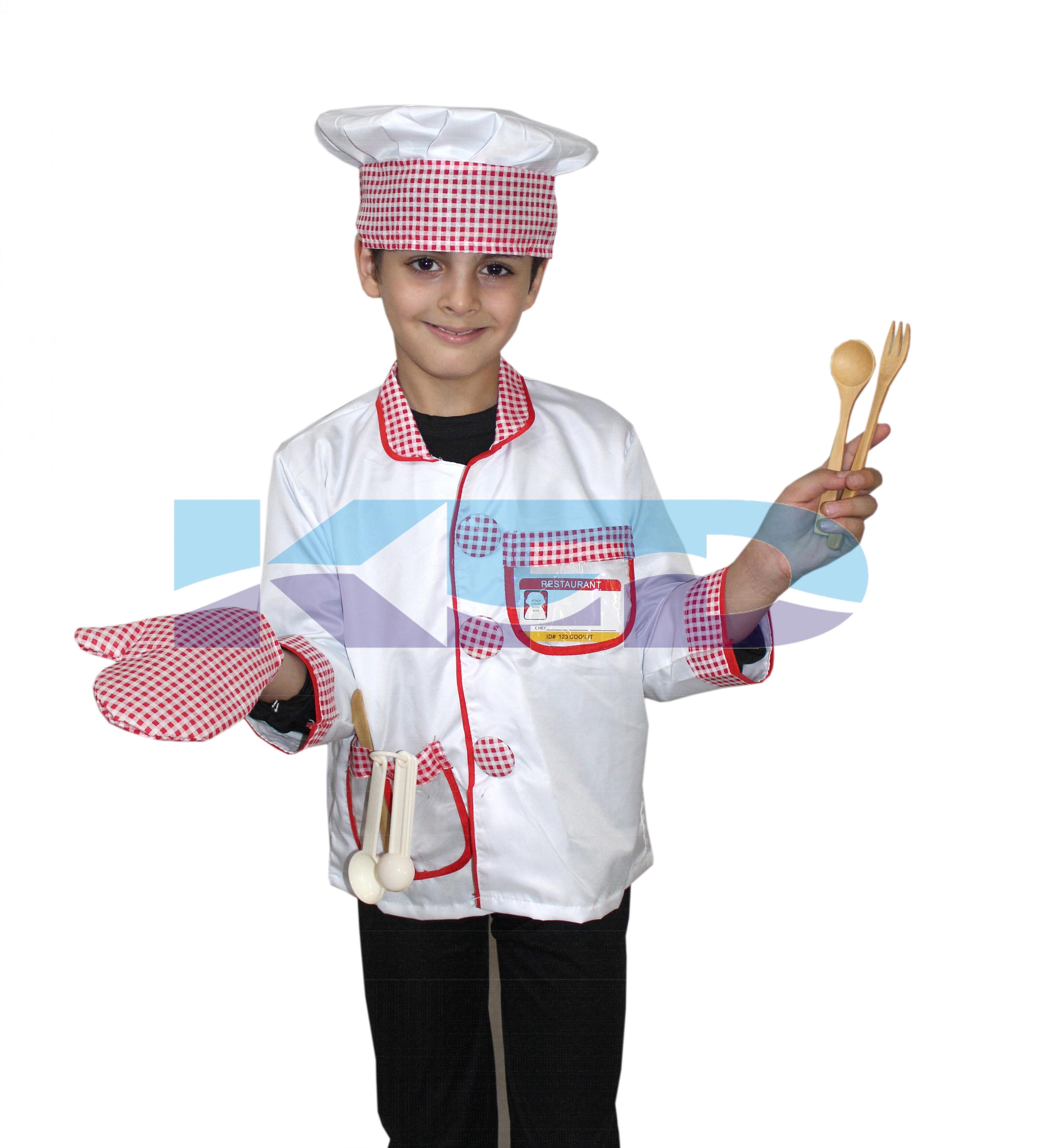  Chef Costume,Our Helper Costume for School Annual function/Theme Party/Competition/Stage Shows/Birthday Party Dress