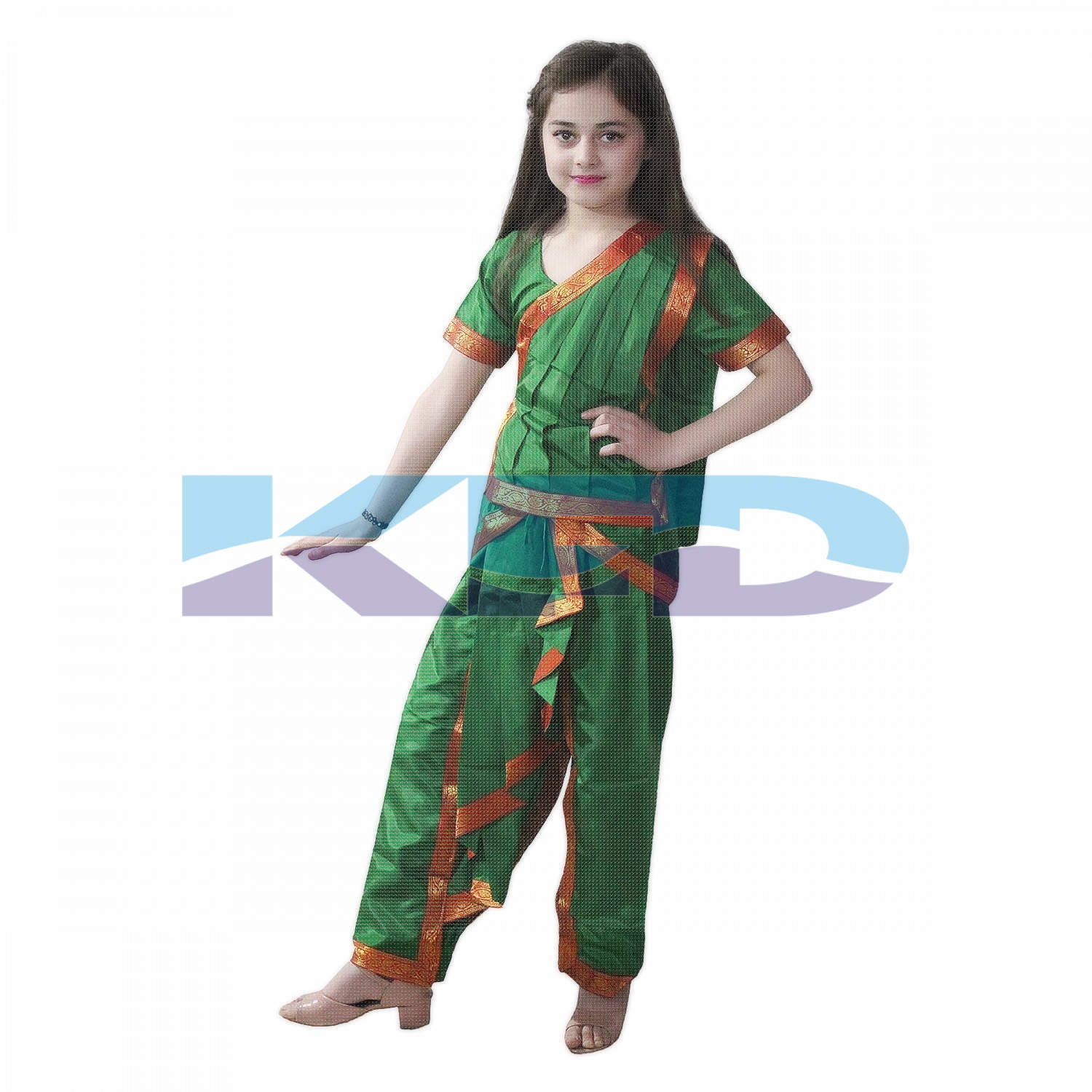 Odissi fancy dress for kids,Indian Dance Traditional Wear for Annual function/Theme Party/Competition/Stage Shows/Birthday Party Dress