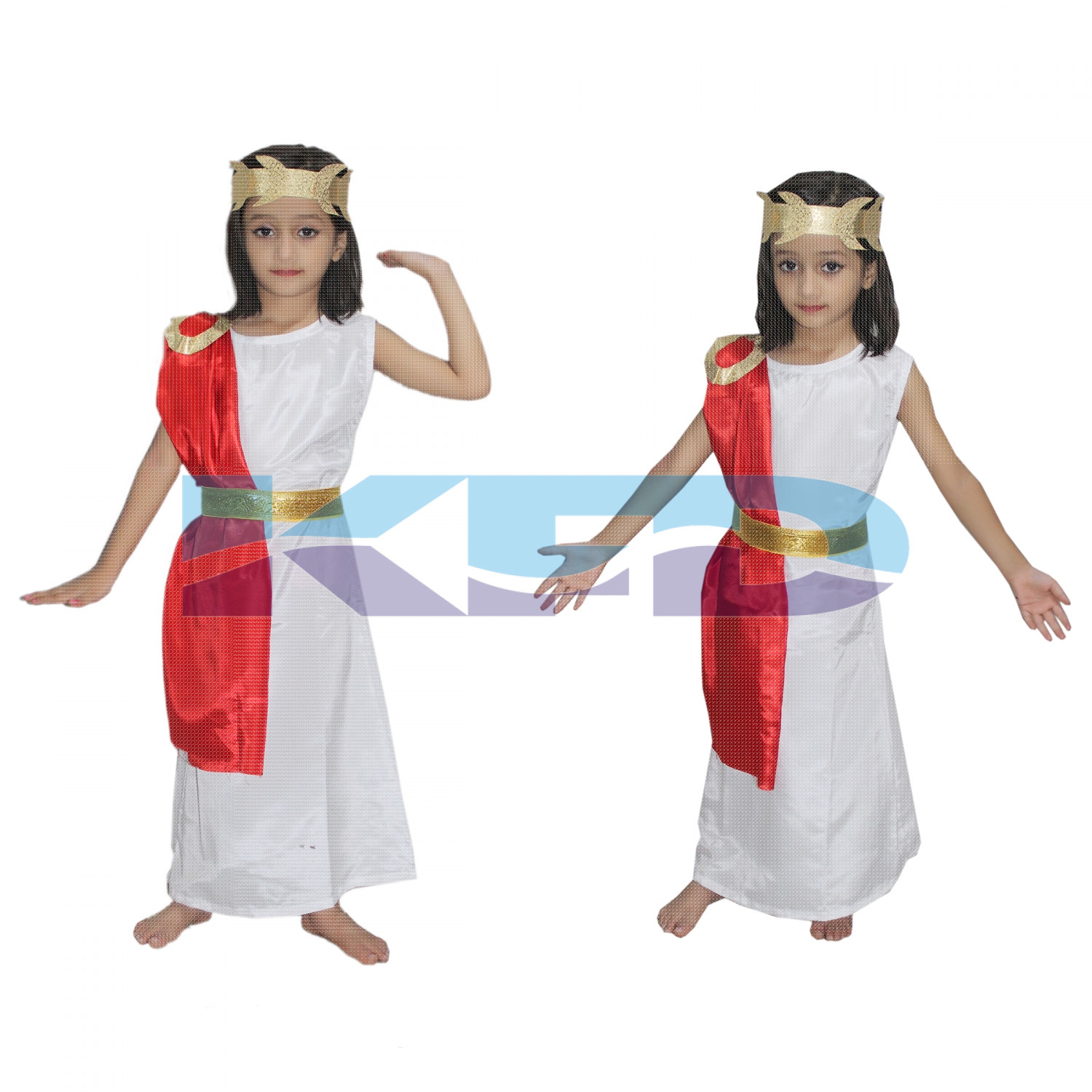 Egyptian Queen Cleopatra Costume Of International Traditional Wear For School Annual function/Theme Party/Competition/Stage Shows/Birthday Party Dress