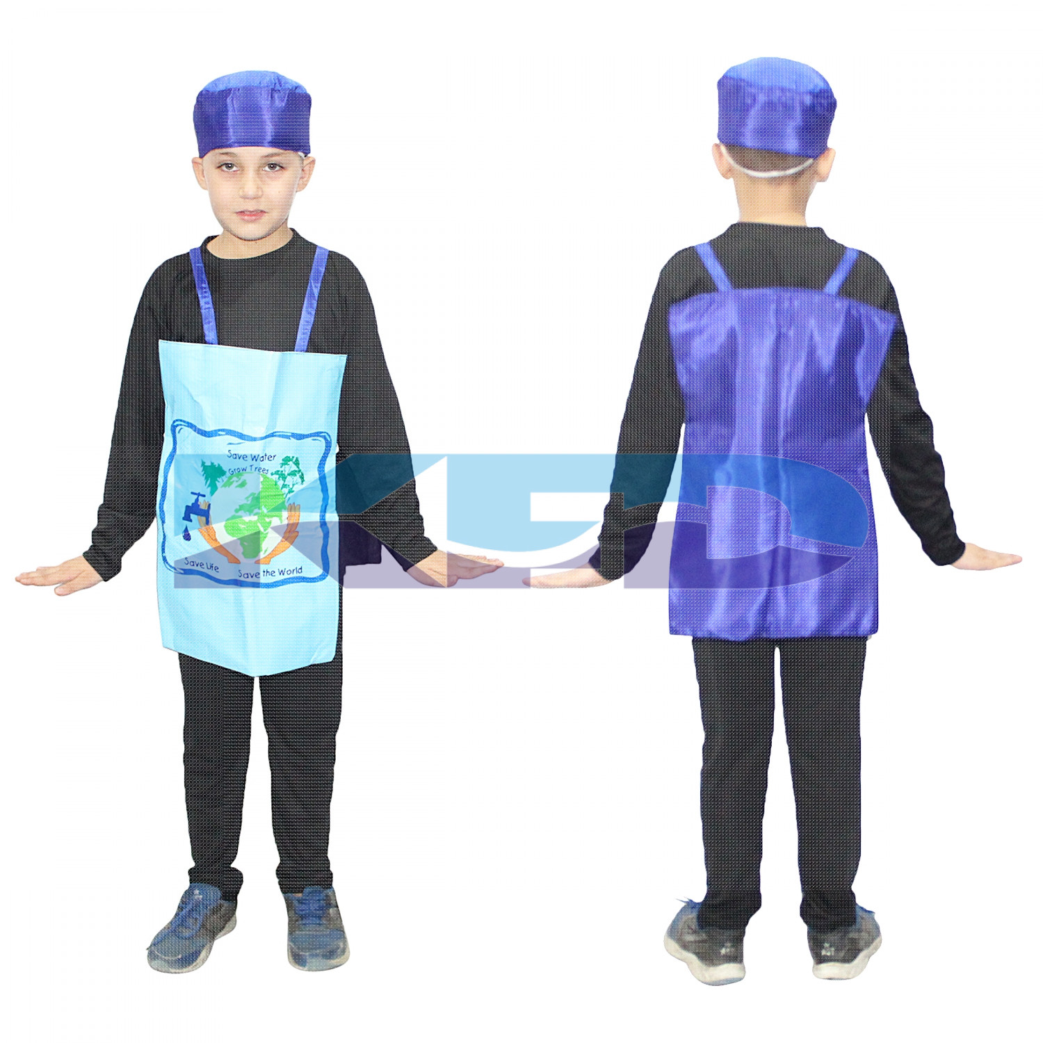 Save The Water Fancy Dress For Kids/Nature Costume For Kids/Water Fancy Dress/For Kids Annual function/Theme Party/Competition/Stage Shows/Birthday Party Dress