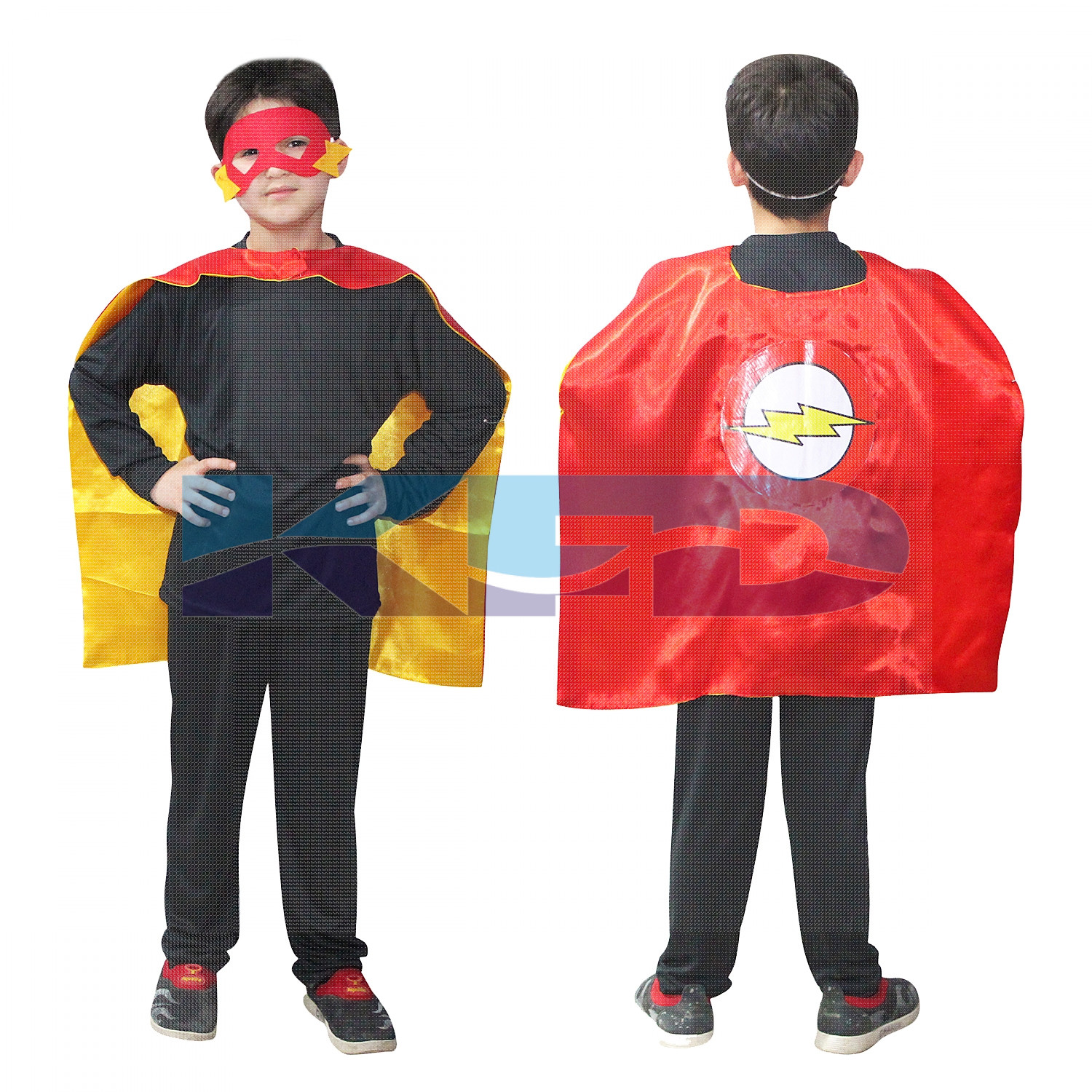 Flash Robe For Kids/California Costume For kids/Superhero Robe For kids/For Kids Annual function/Theme Party/Competition/Stage Shows/Birthday Party Dress