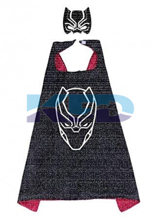 Black Panther Robe For Kids/California Costume For kids/Superhero Robe For kids/For Kids Annual function/Theme Party/Competition/Stage Shows/Birthday Party Dress