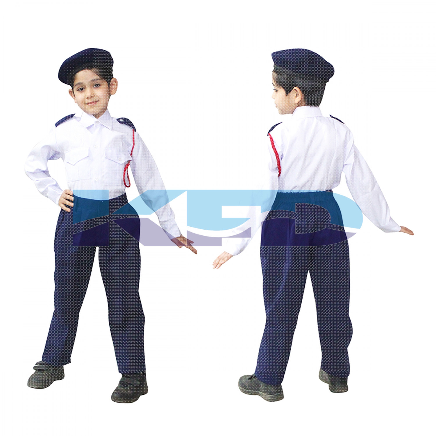 Traffic Police Our Helper Costume For Kids School Annual Function/Theme Party/Competition/Stage Shows Dress