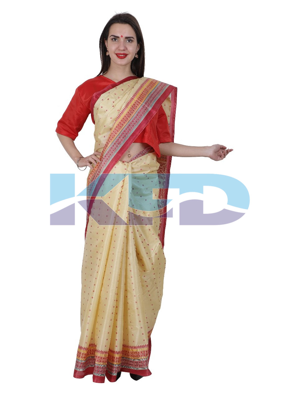 Bihu Saree Fancy dress for kids,Indian State/Dance Costume for Annual function/Theme Party/Competition/Stage Shows Dress