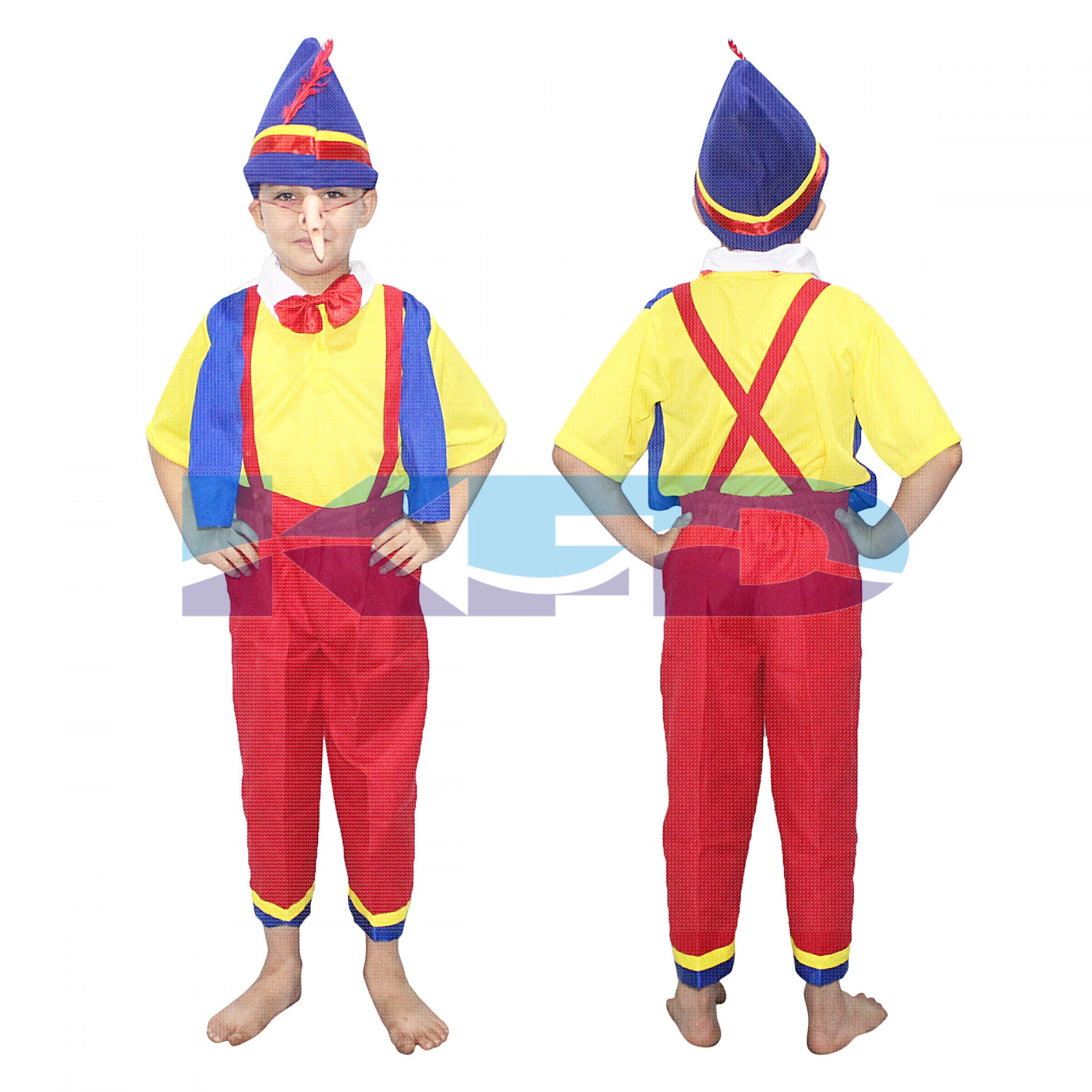 Pinokeyo Fancy dress for kids,Cartoon Costume for Annual function/theme Party /Stage Shows/Competition/Birthday Party Dress