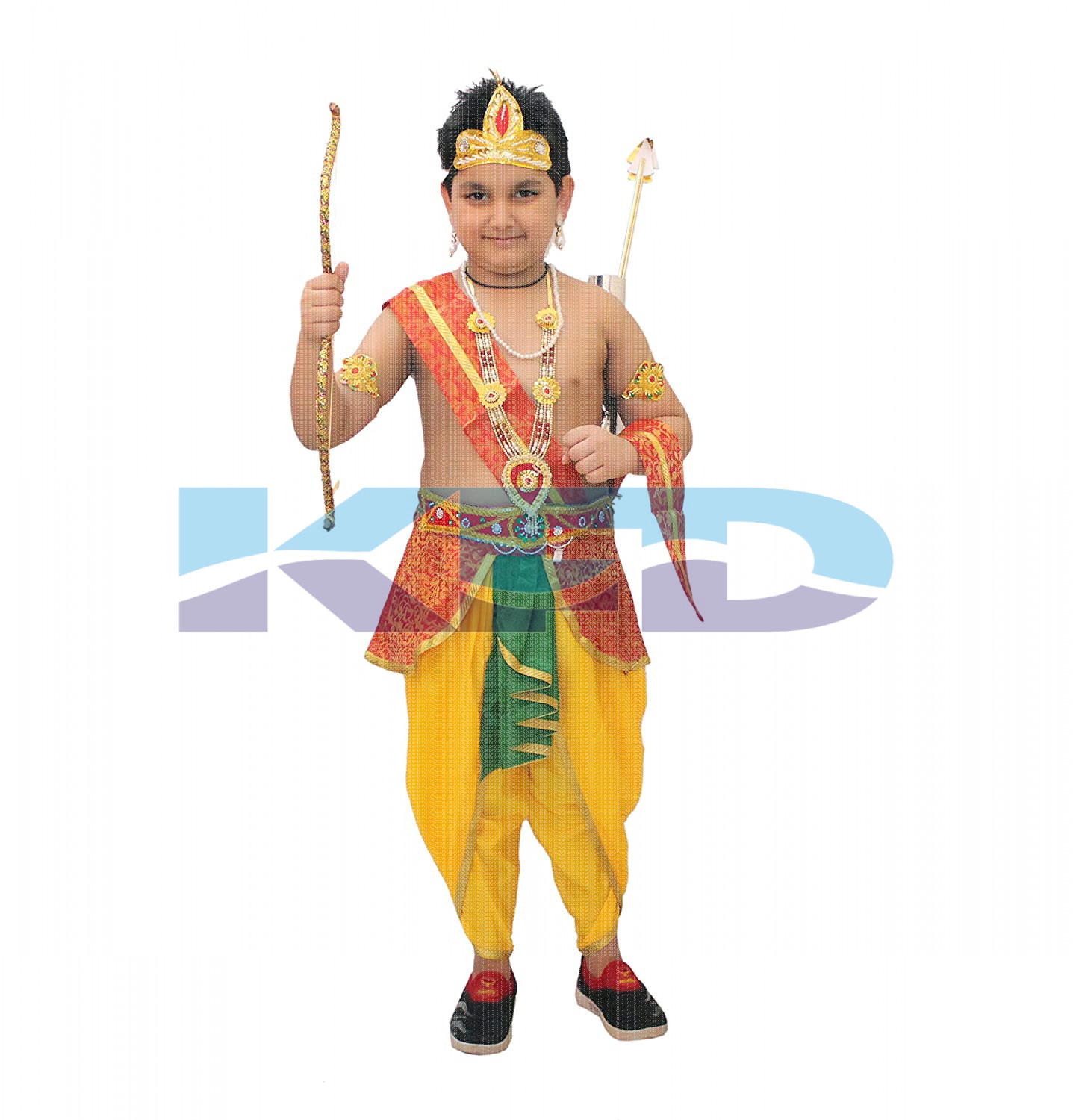 Ram belt Red fancy dress for kids,Mythological  Costume for School Annual function/Theme Party/Competition/Stage Shows Dress