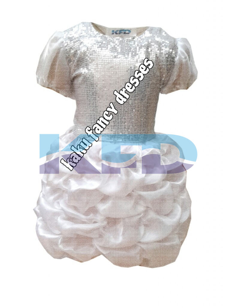 White LCD Frock