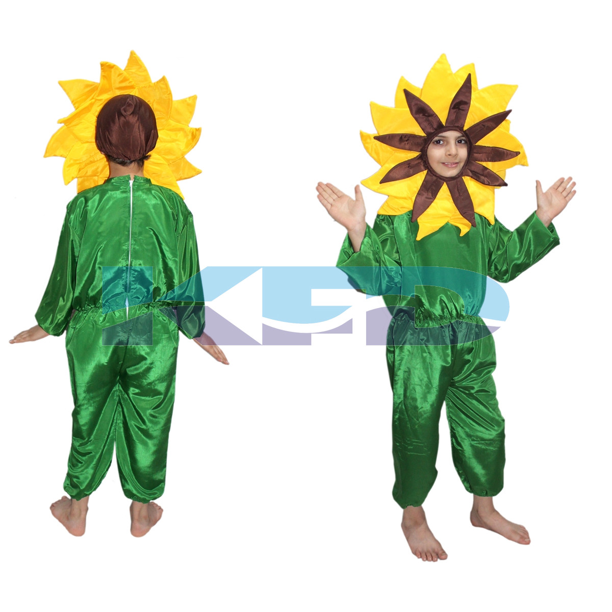Yellow flower fancy dress for kids,Nature Costume for Annual function/Theme Party/Stage Shows/Competition/Birthday Party Dress