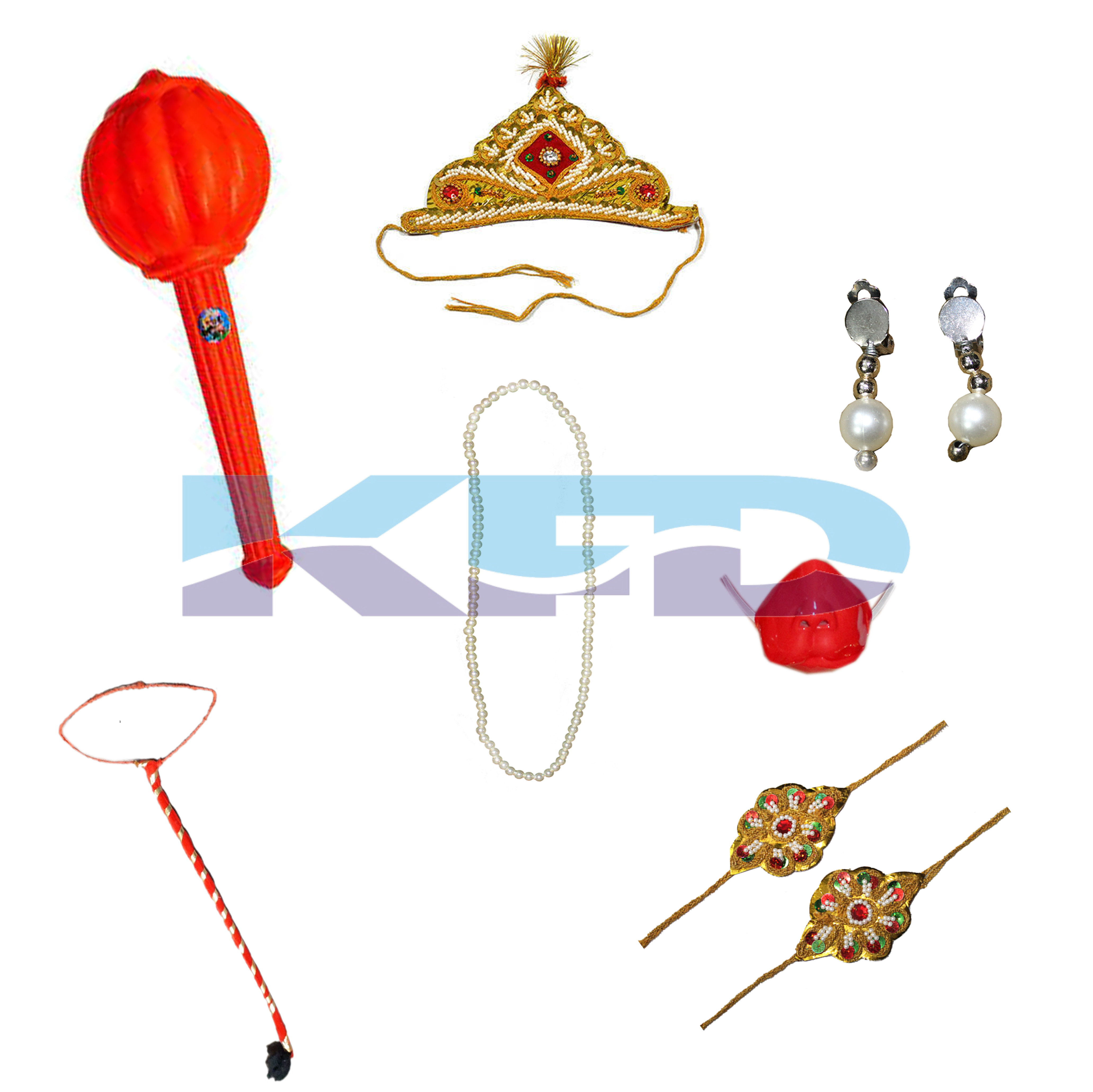 Hanuman Jewellery For Kids Ramleela/Janmashtami/Mythological Character For Kids School Annual function/Theme Party/Competition/Stage Shows Dress