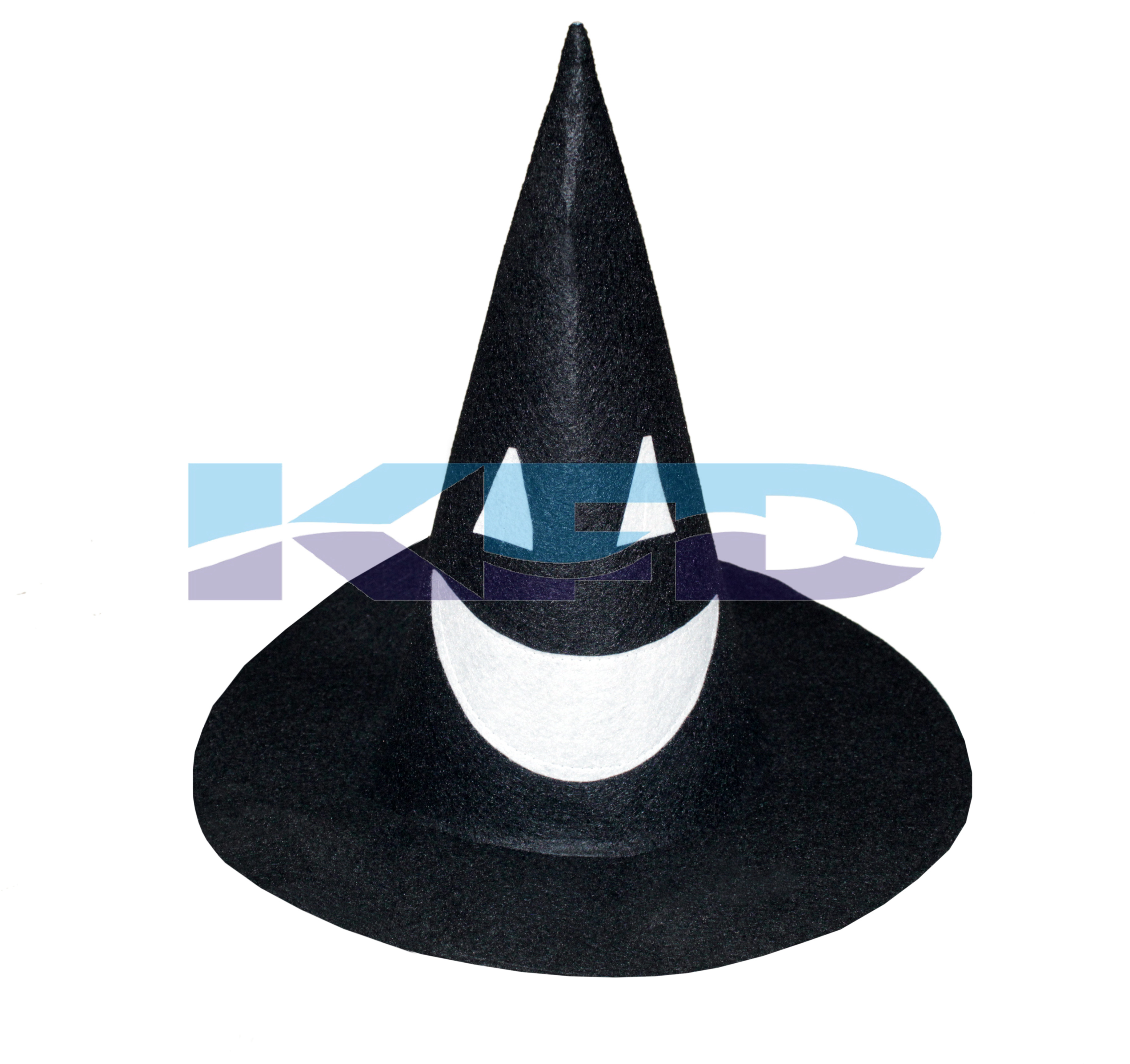 Witch Black Fabric Hat fancy dress for kids, Halloween Costume for School Annual function/Theme Party/Competition/Stage Shows Dress