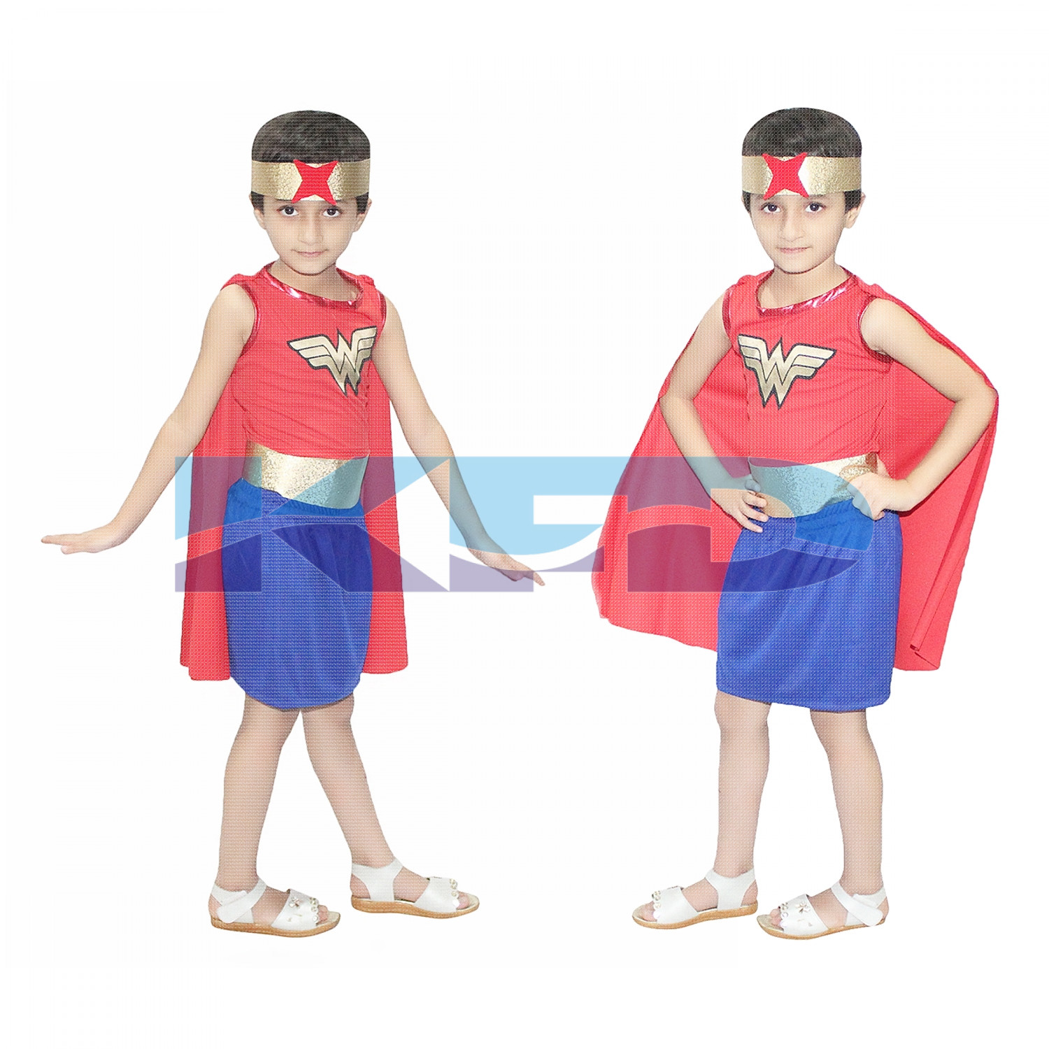 Wonder Girl fancy dress for kids,Super Hero Costume for Annual function/Theme Party/Competition/Stage Shows/Birthday Party Dress